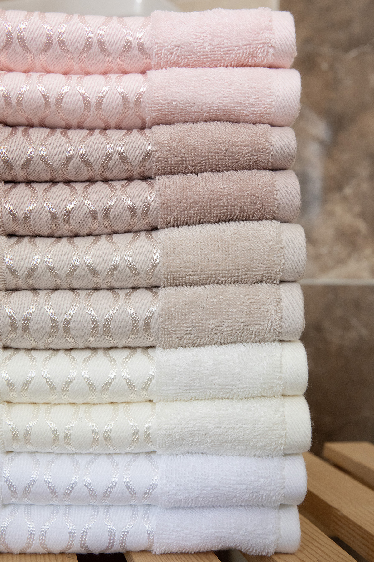 Özdilek Elissa El Yüz Havlusu 50x90 10 Adet - Pudra - Bej - Taş - Krem - Beyaz Özdilek Elissa El Yüz Havlusu 50x90 10 Adet - Pudra - Bej - Taş - Krem - Beyaz