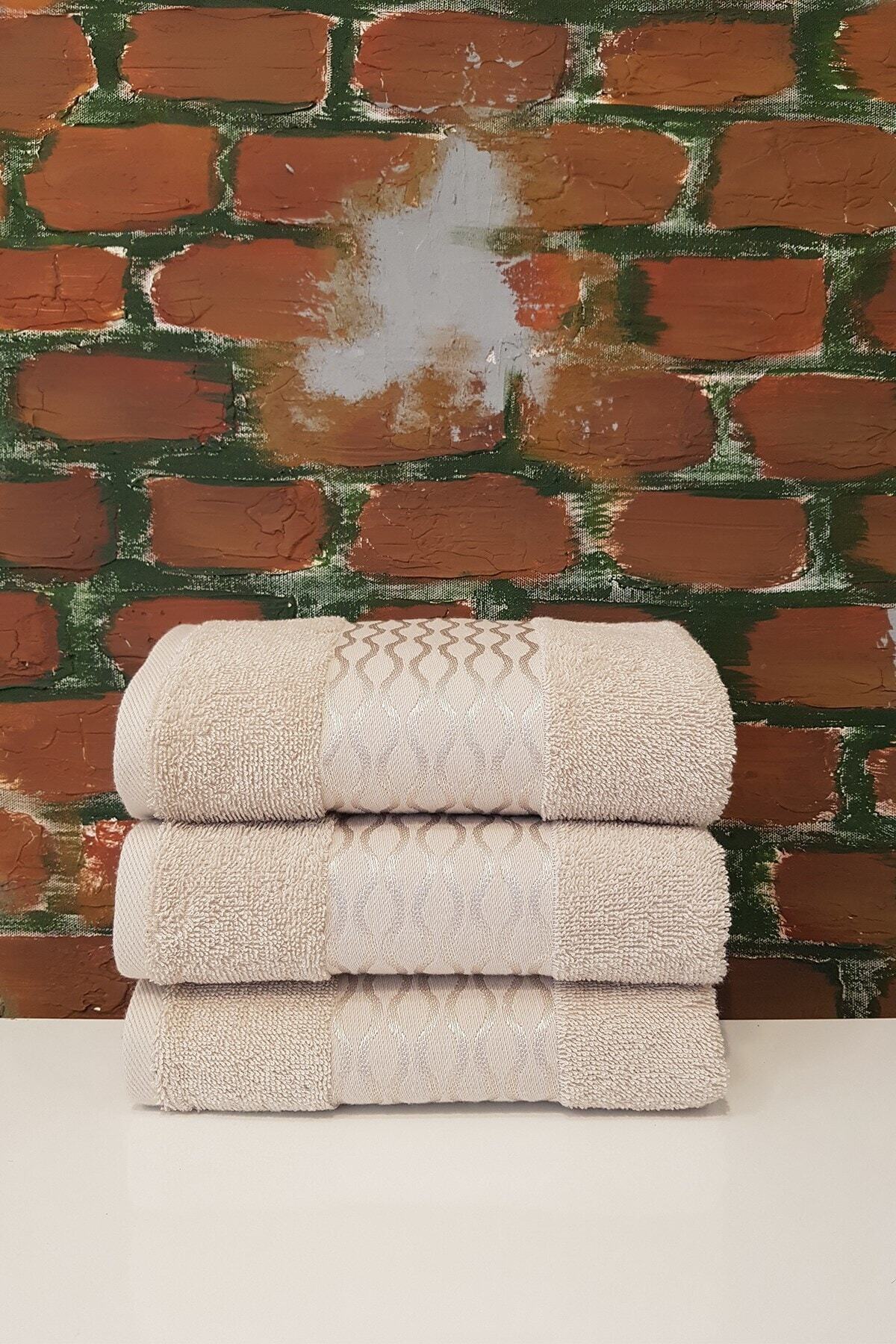 Özdilek Elissa Havlu 3 Adet - Taş Özdilek Elissa Havlu 3 Adet - Taş