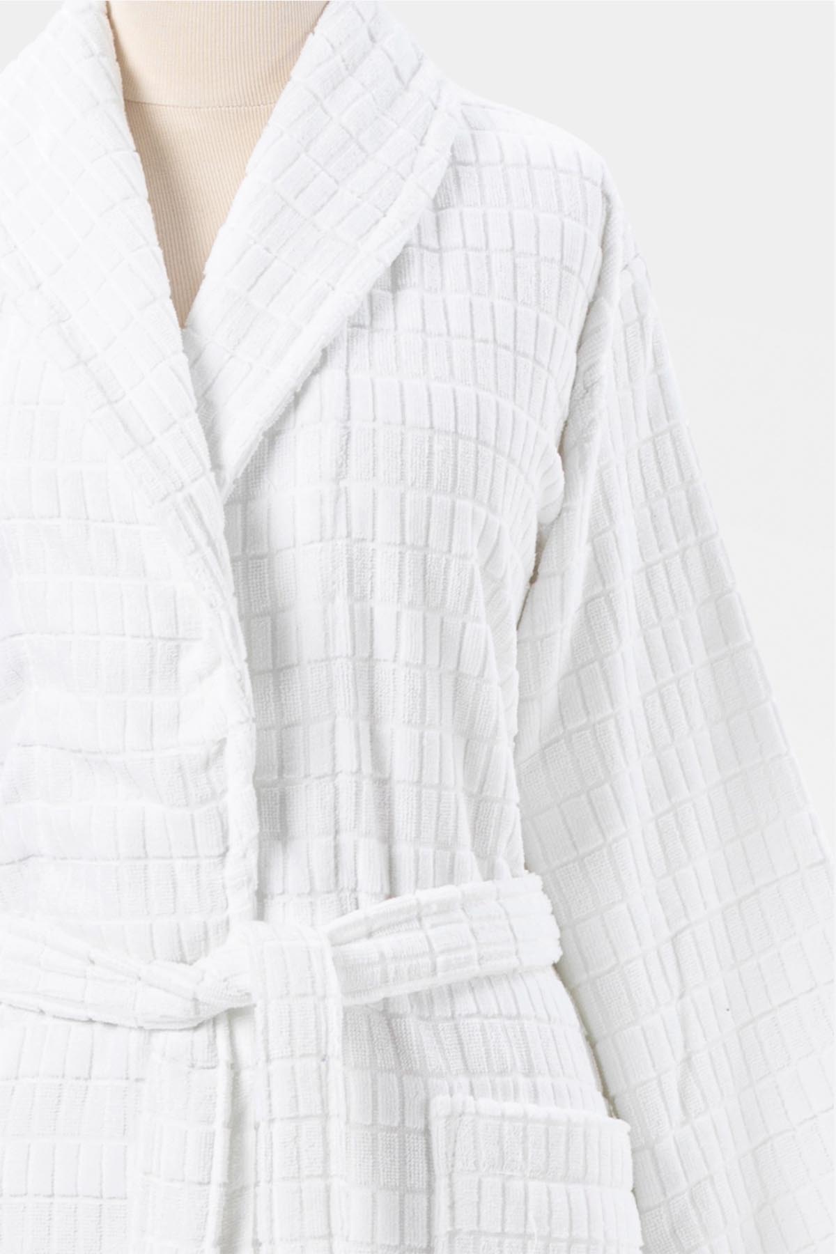 Özdilek Land Aile Bornoz Seti - Beyaz - K.Gri Özdilek Land Aile Bornoz Seti - Beyaz - K.Gri