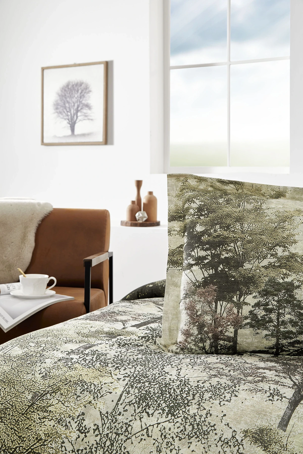 Özdilek Tanne Çift Kişilik Nevresim Takımı - Yesil