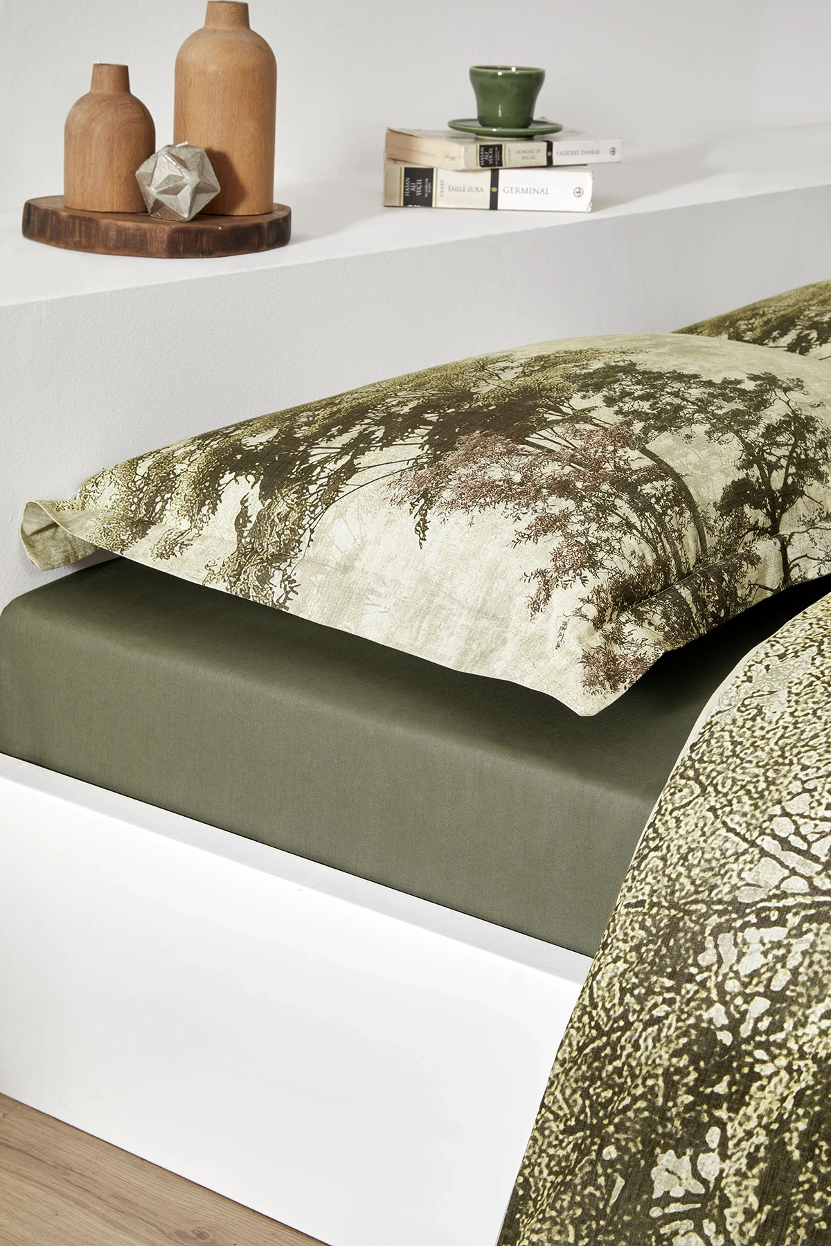 Özdilek Tanne Çift Kişilik Nevresim Takımı - Yesil Özdilek Tanne Çift Kişilik Nevresim Takımı - Yesil