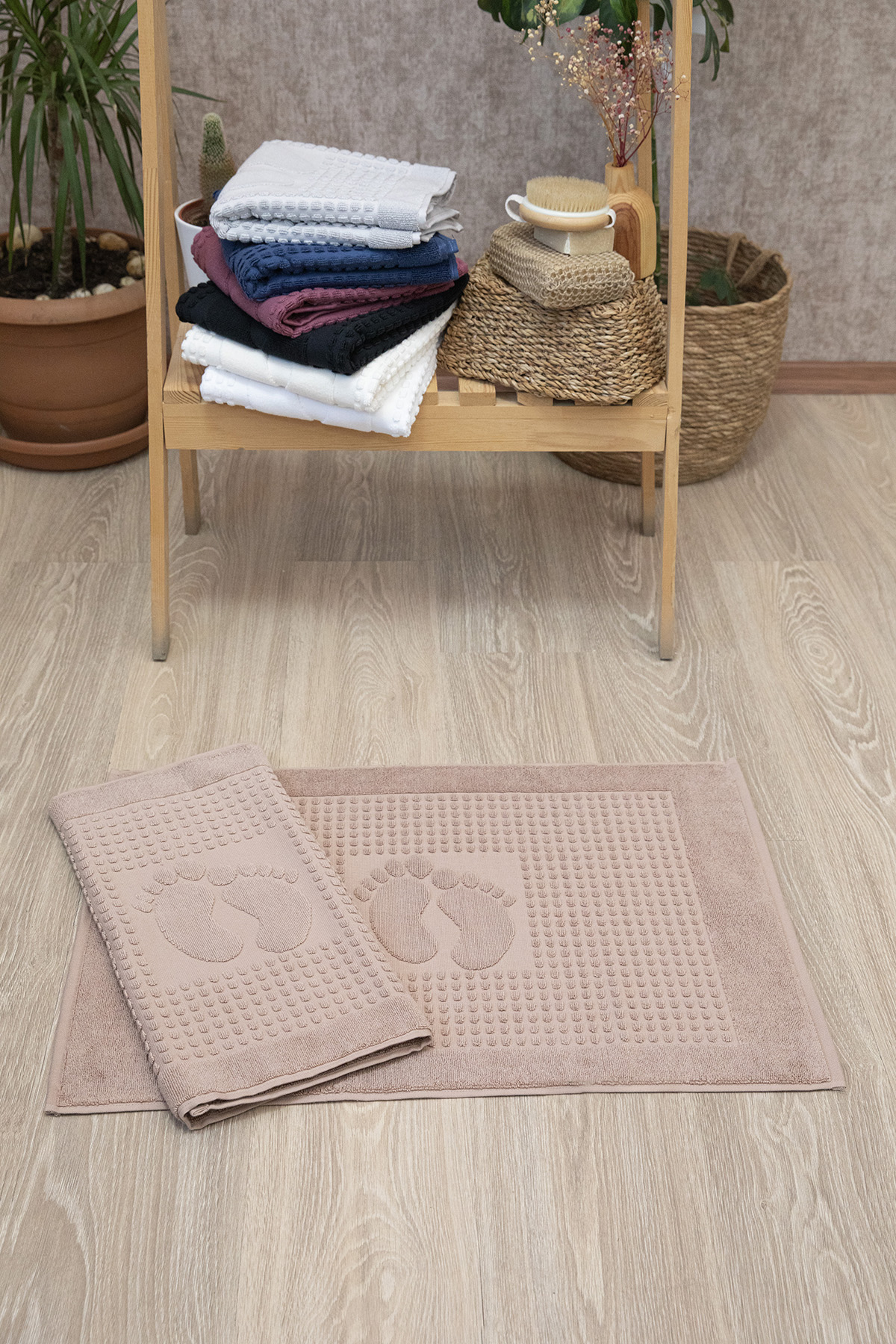 Özdilek Winter 2'li Ayak Havlusu 50x70 - Toprak Özdilek Winter 2'li Ayak Havlusu 50x70 - Toprak