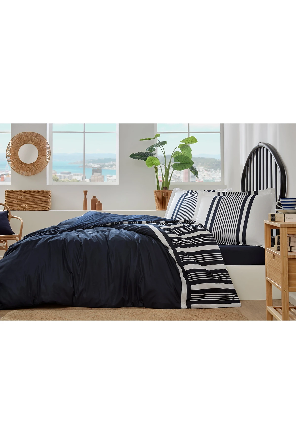 Özdilek Wonder Fitted Çift Kişilik Nevresim Takımı - Lacivert Özdilek Wonder Fitted Çift Kişilik Nevresim Takımı - Lacivert