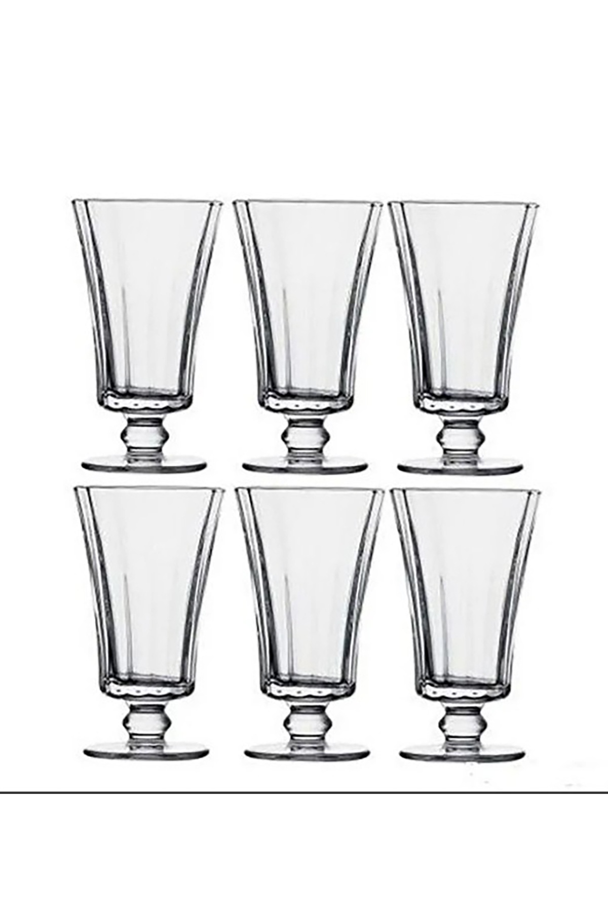 Paşabahçe 440186 Dıamond 6 Lı Ayaklı Kahve Yanı Bardağı