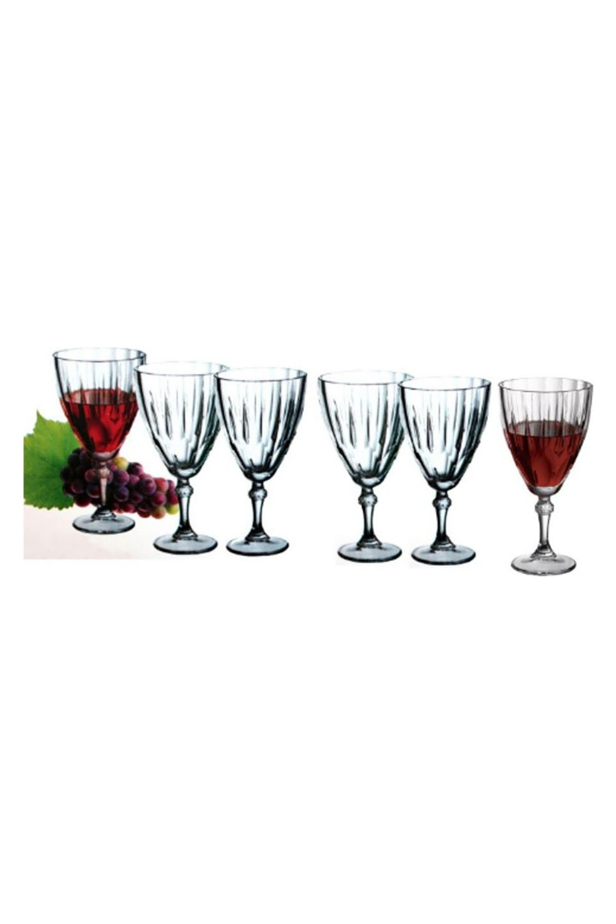 Paşabahçe 44767 Diamond Sade 6 Lı Ayaklı Bardak Paşabahçe 44767 Diamond Sade 6 Lı Ayaklı Bardak