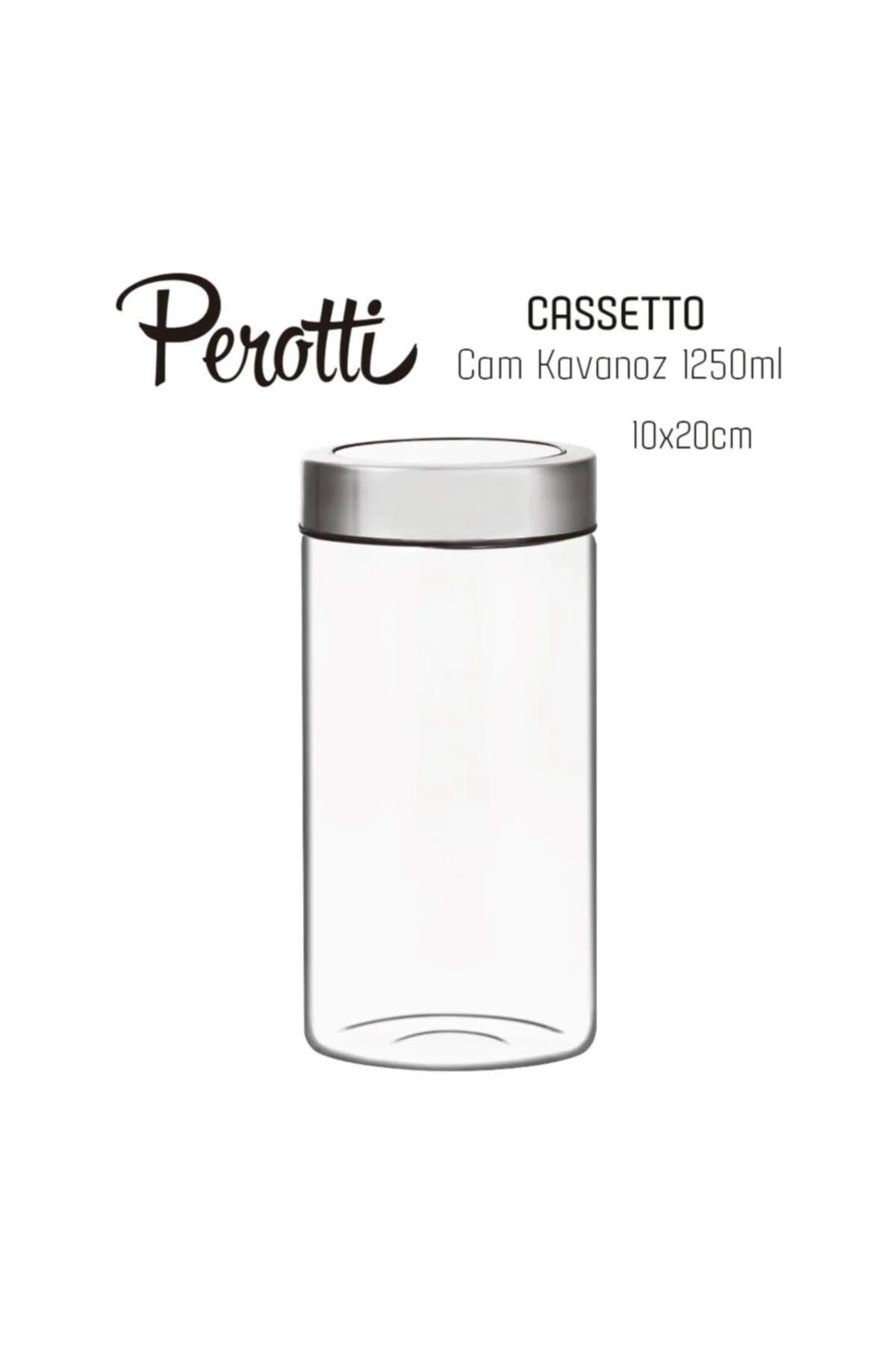 Perotti 12342 Cassetto Kavonoz 1250 Ml 10x20 Cm Perotti 12342 Cassetto Kavonoz 1250 Ml 10x20 Cm