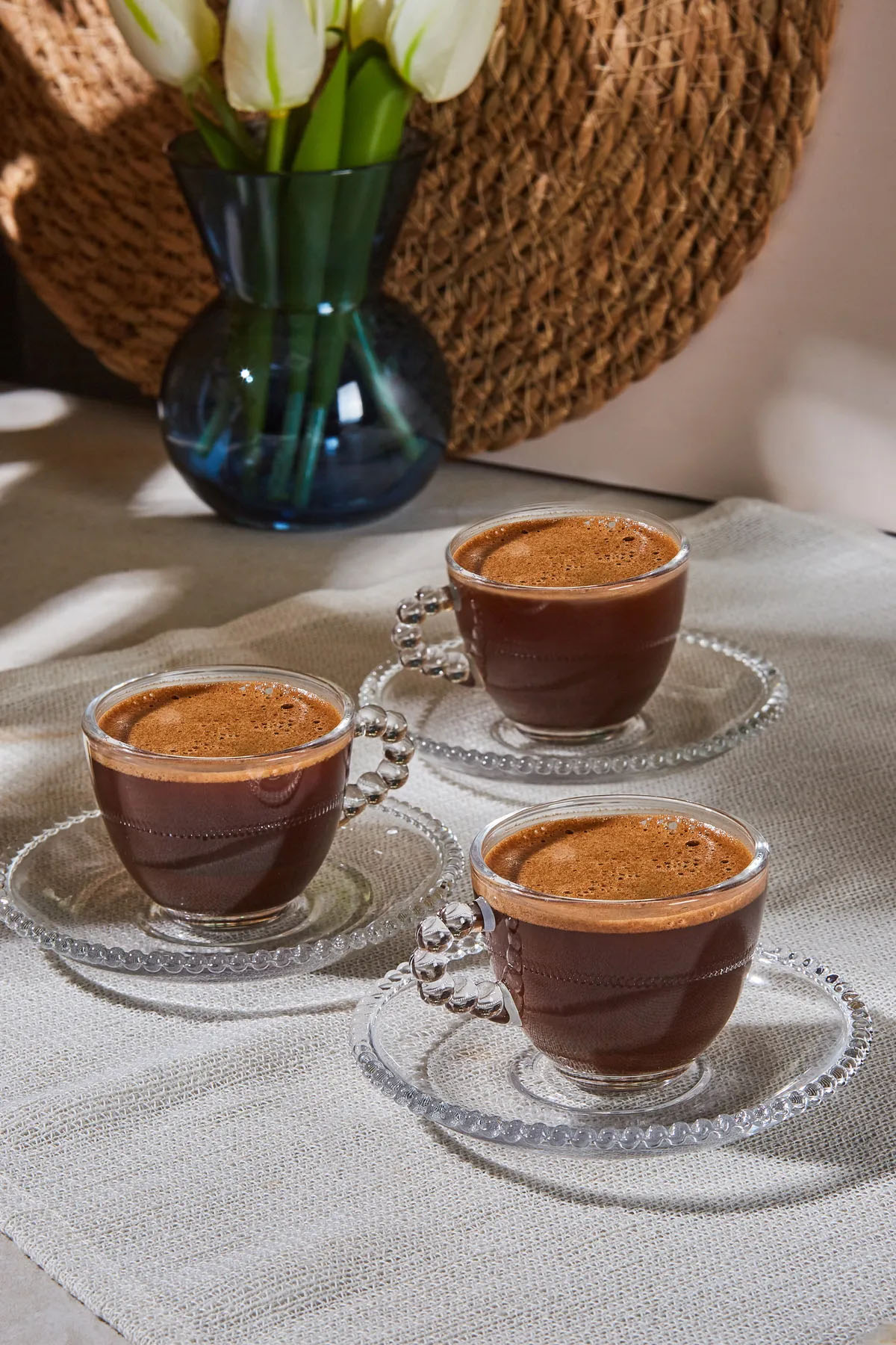 Perotti 12602 Girona 6'lı Cam Kahve Fincanı Perotti 12602 Girona 6'lı Cam Kahve Fincanı