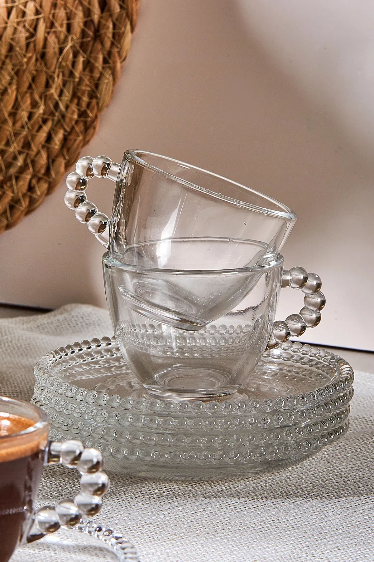 Perotti 12602 Girona 6'lı Cam Kahve Fincanı