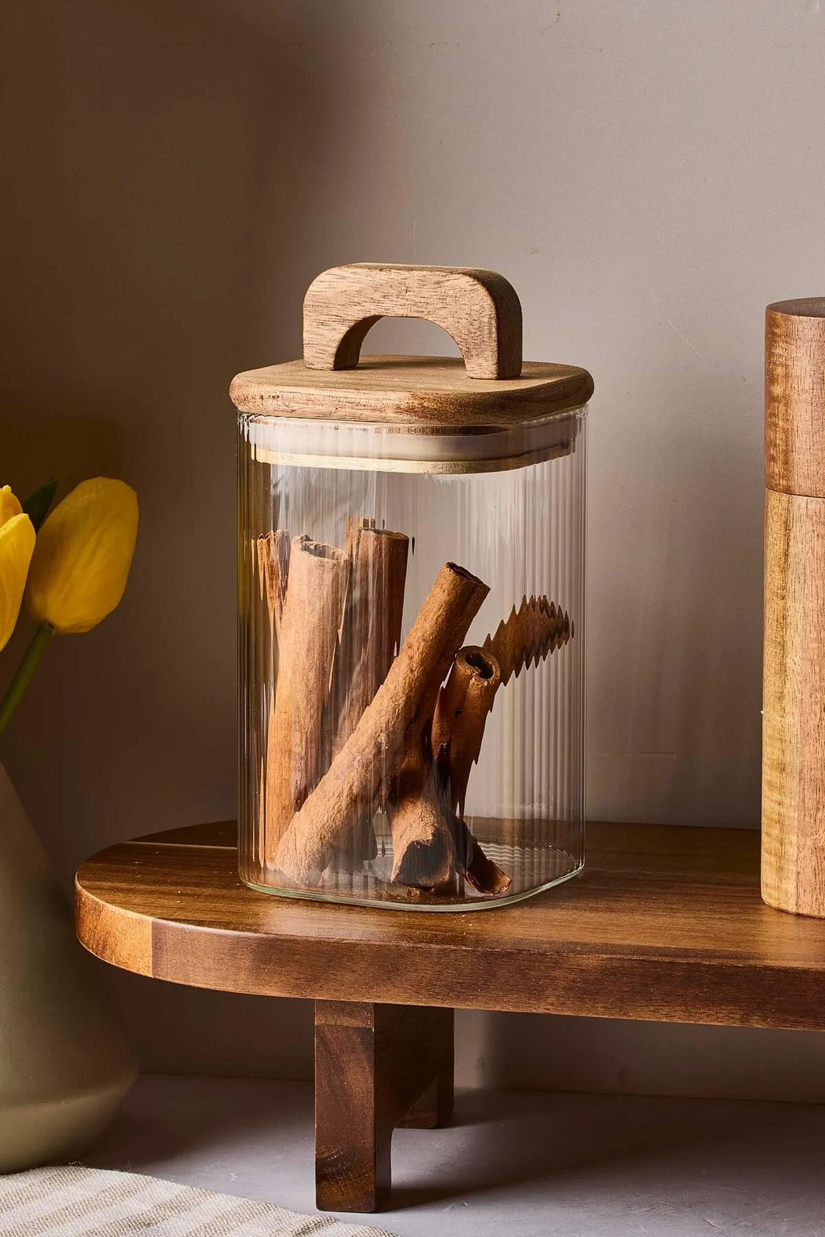 Perotti 14834 Acacia 600 Ml Cam Kavanoz Perotti 14834 Acacia 600 Ml Cam Kavanoz