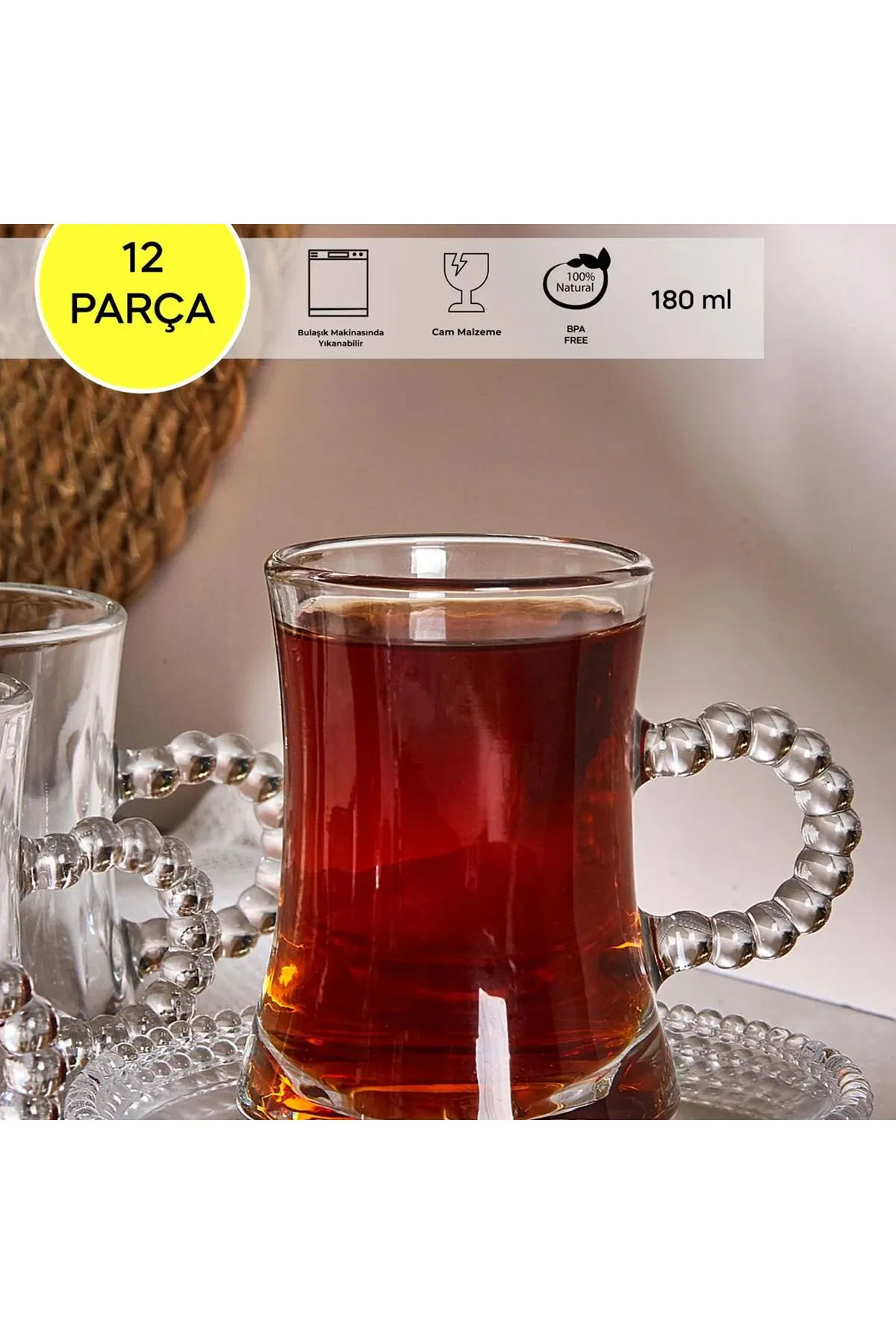 Perotti 15713 Pearl 12 Parça Çay Takımı Perotti 15713 Pearl 12 Parça Çay Takımı