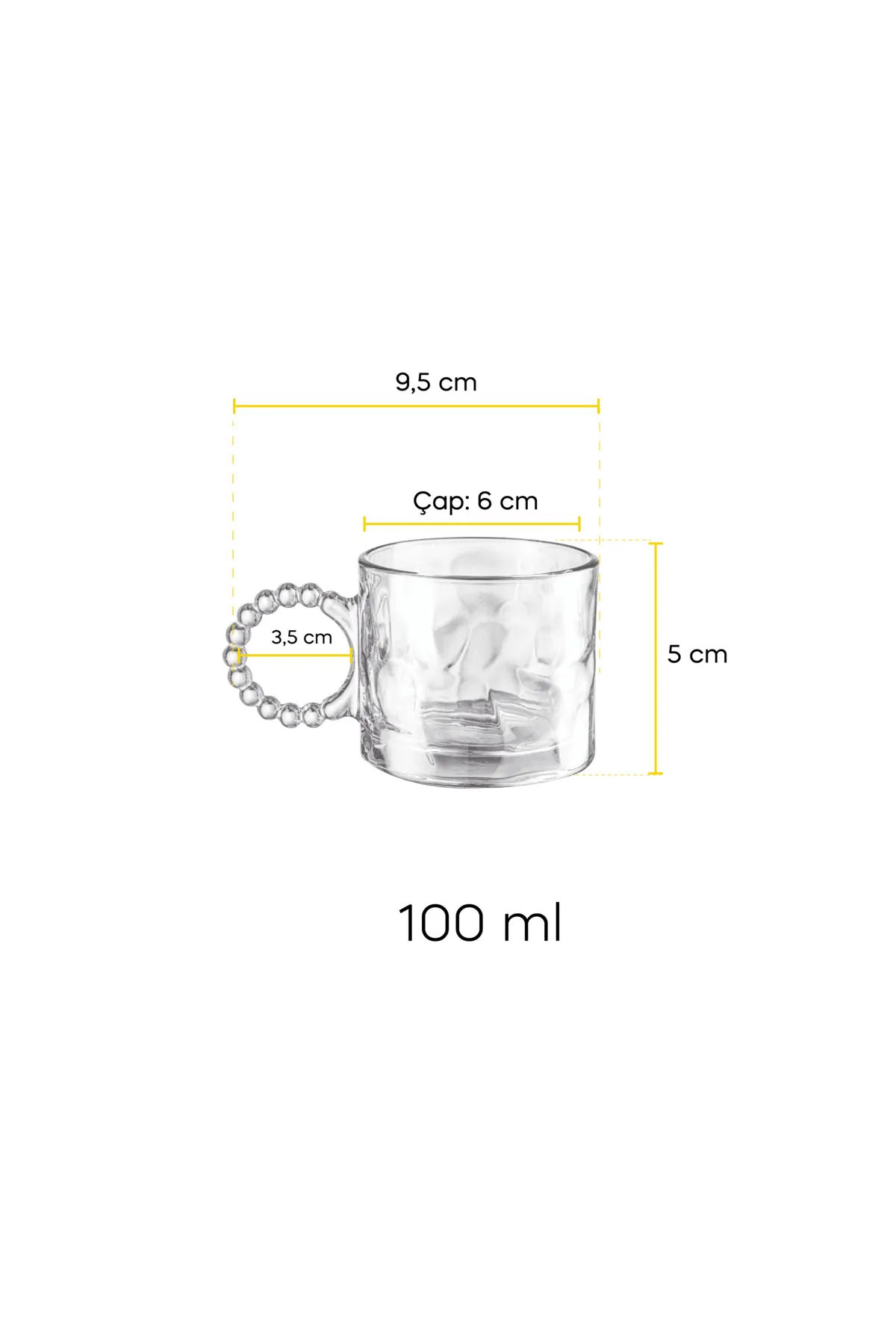 Perotti 15915 Ringo Line Füme 6'lı Kahve Fincanı 100 Ml Perotti 15915 Ringo Line Füme 6'lı Kahve Fincanı 100 Ml