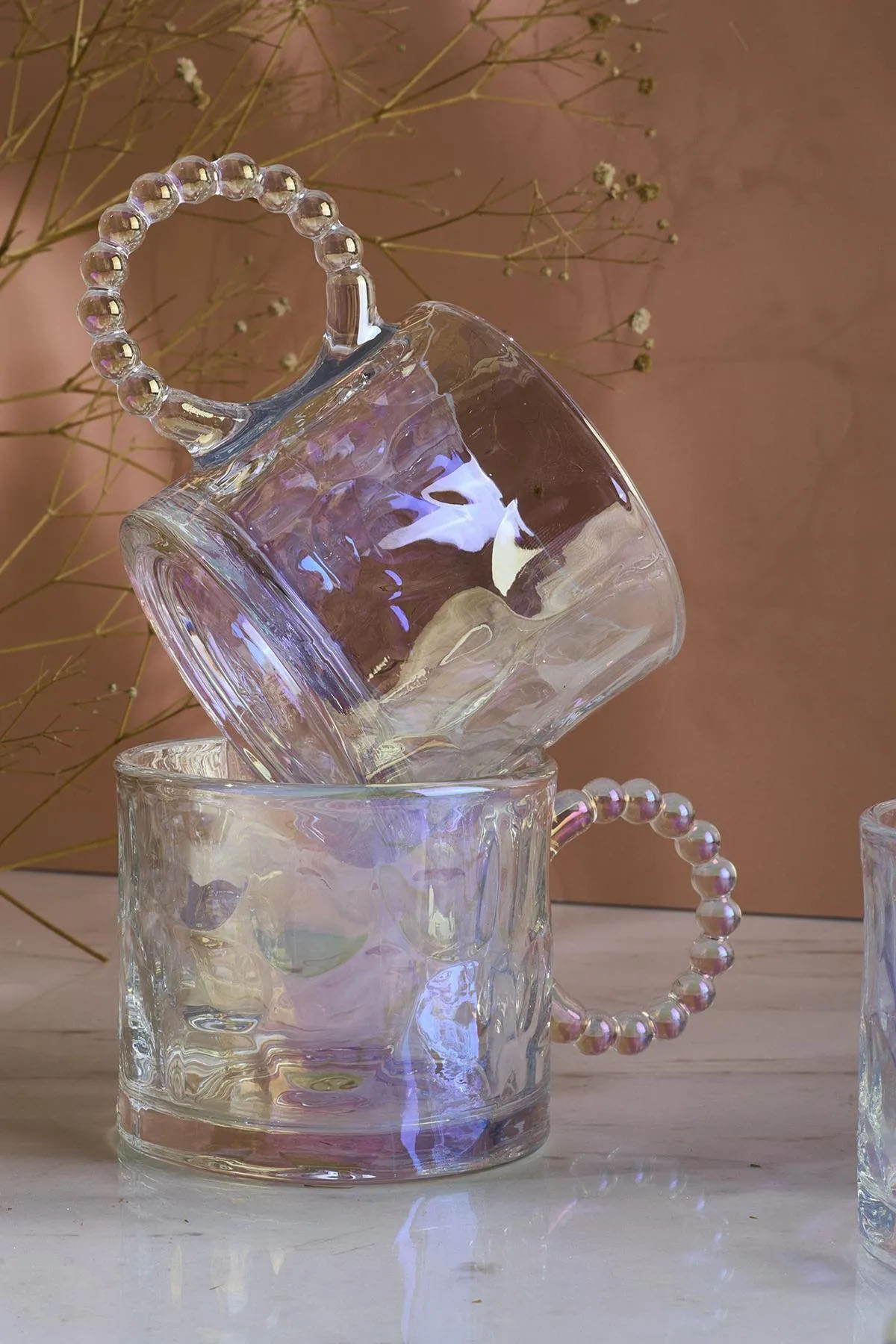 Perotti 15917 Ringo Stone Luster 4'lü Cam Kupa 200 Ml