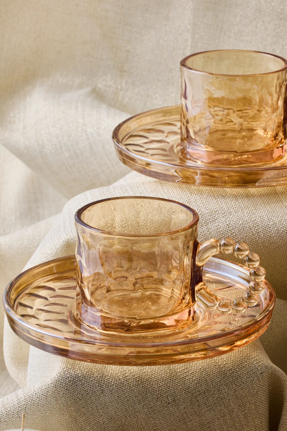 Perotti 15926 Ringo Stone Amber 6'lı Kahve Fincanı 100 Ml