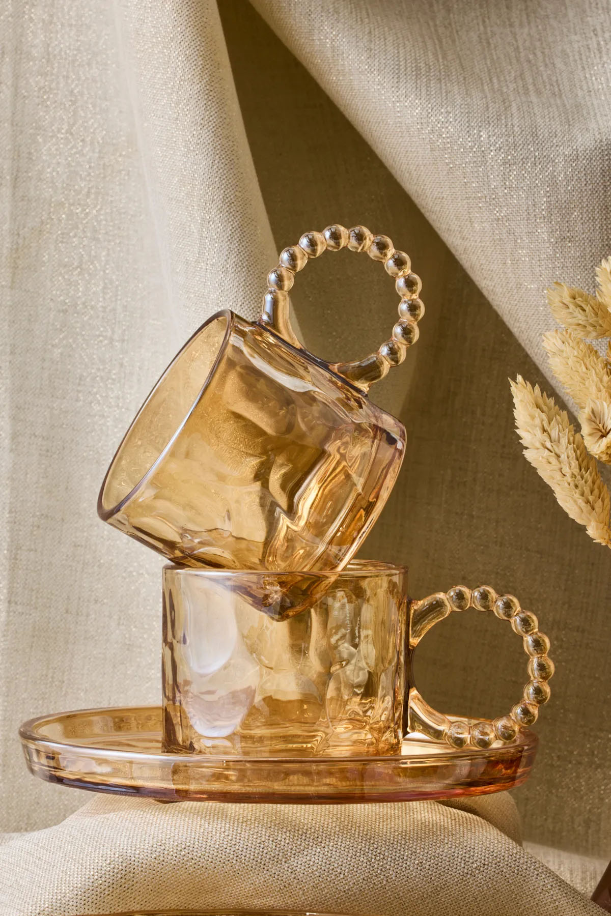 Perotti 15934 Ringo Stone Amber 6'lı Çay Fincanı 200 Ml