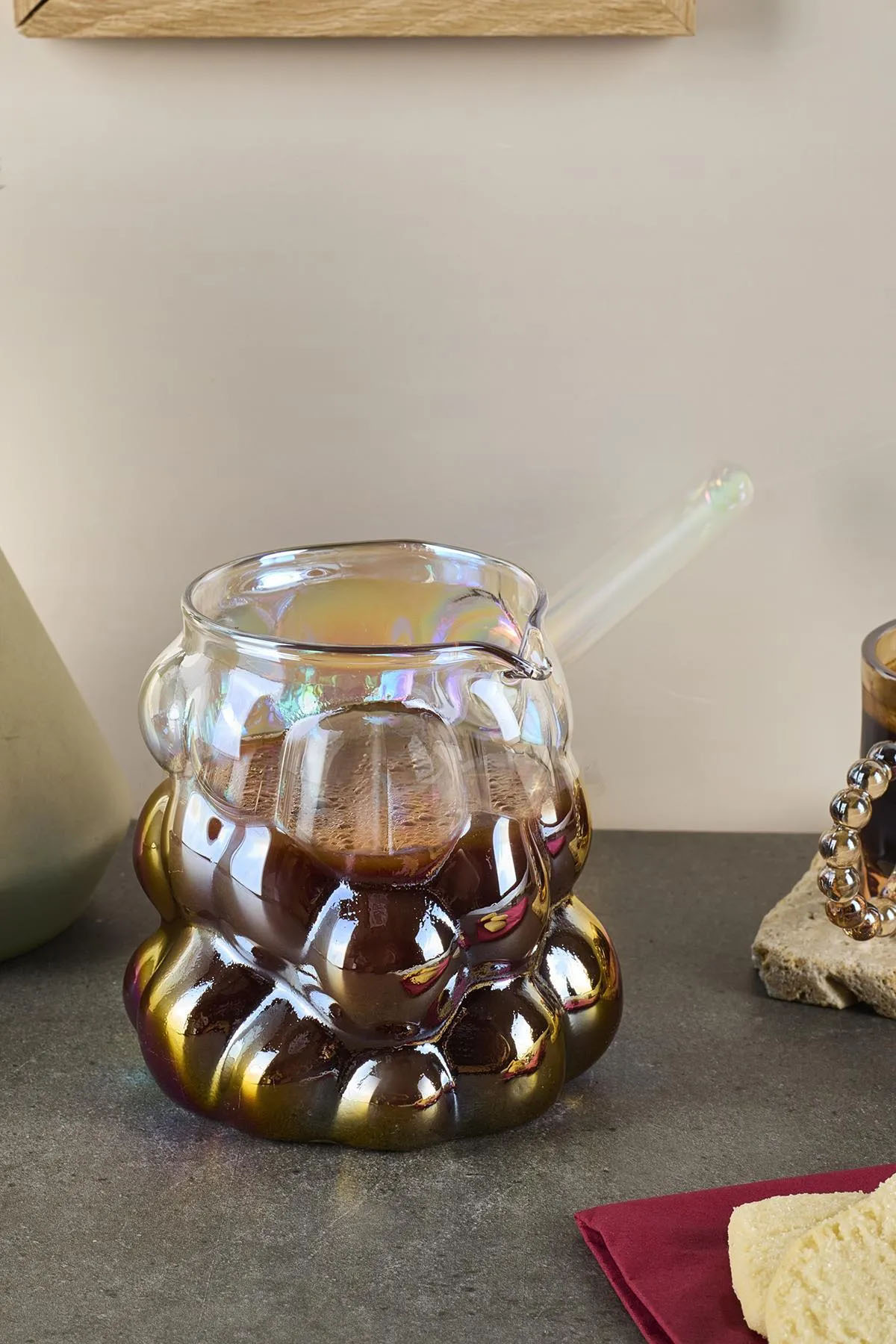 Perotti 16435 Felicita Luster Borosilikat Cam Cezve Perotti 16435 Felicita Luster Borosilikat Cam Cezve