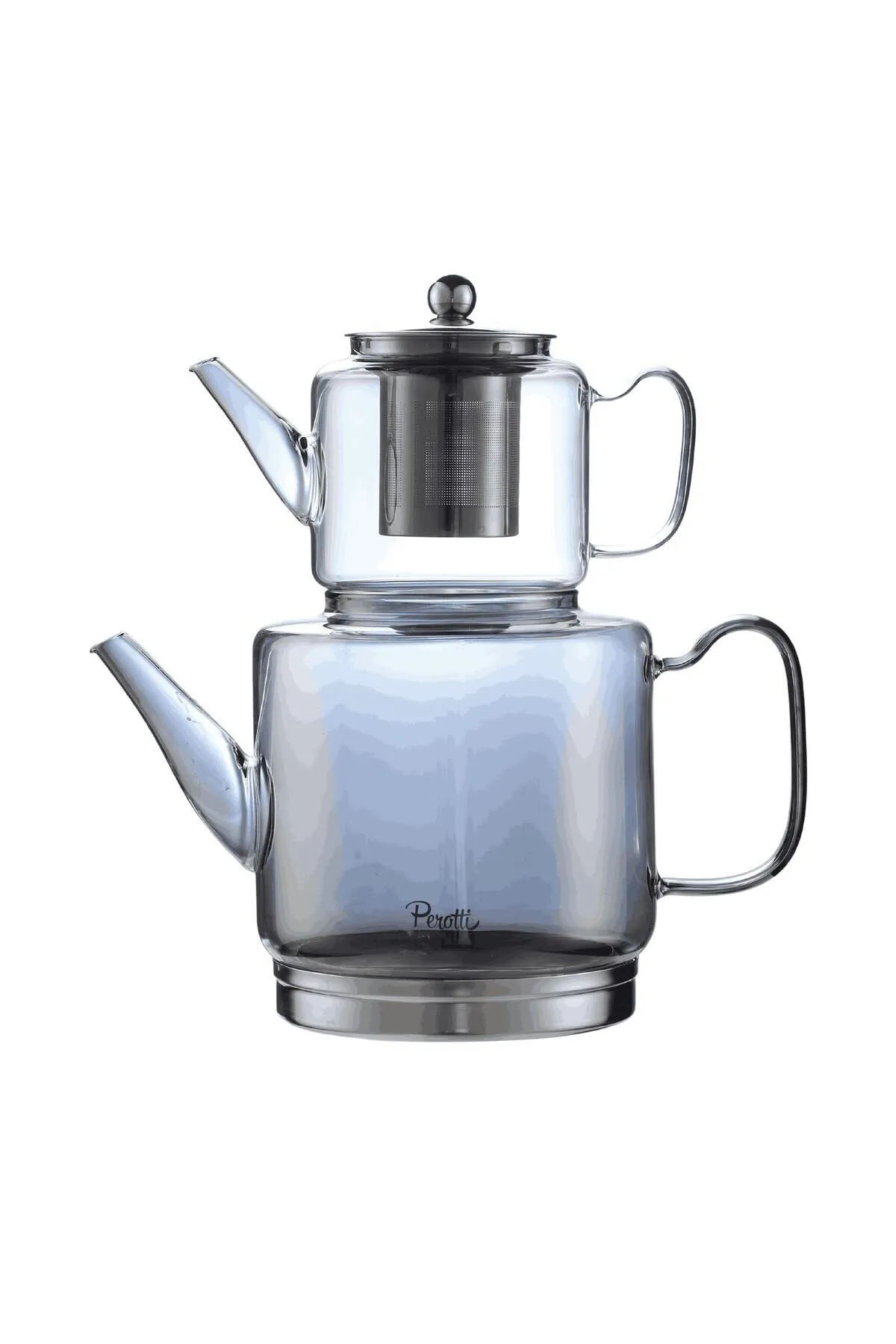 Perotti 16497 Elio Füme Cam Çaydanlık