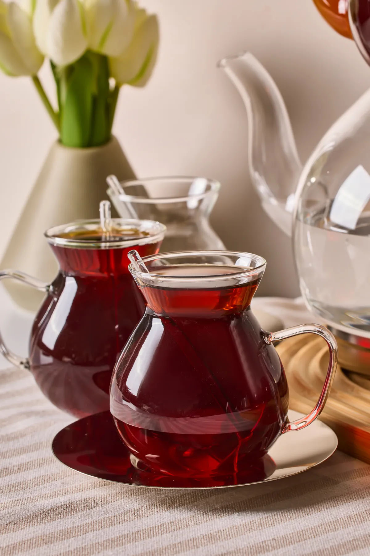 Perotti 16504 Keyfxİ Ala Premium 20 Parça İndüksiyon Tabanlı Borosilikat Çay Seti