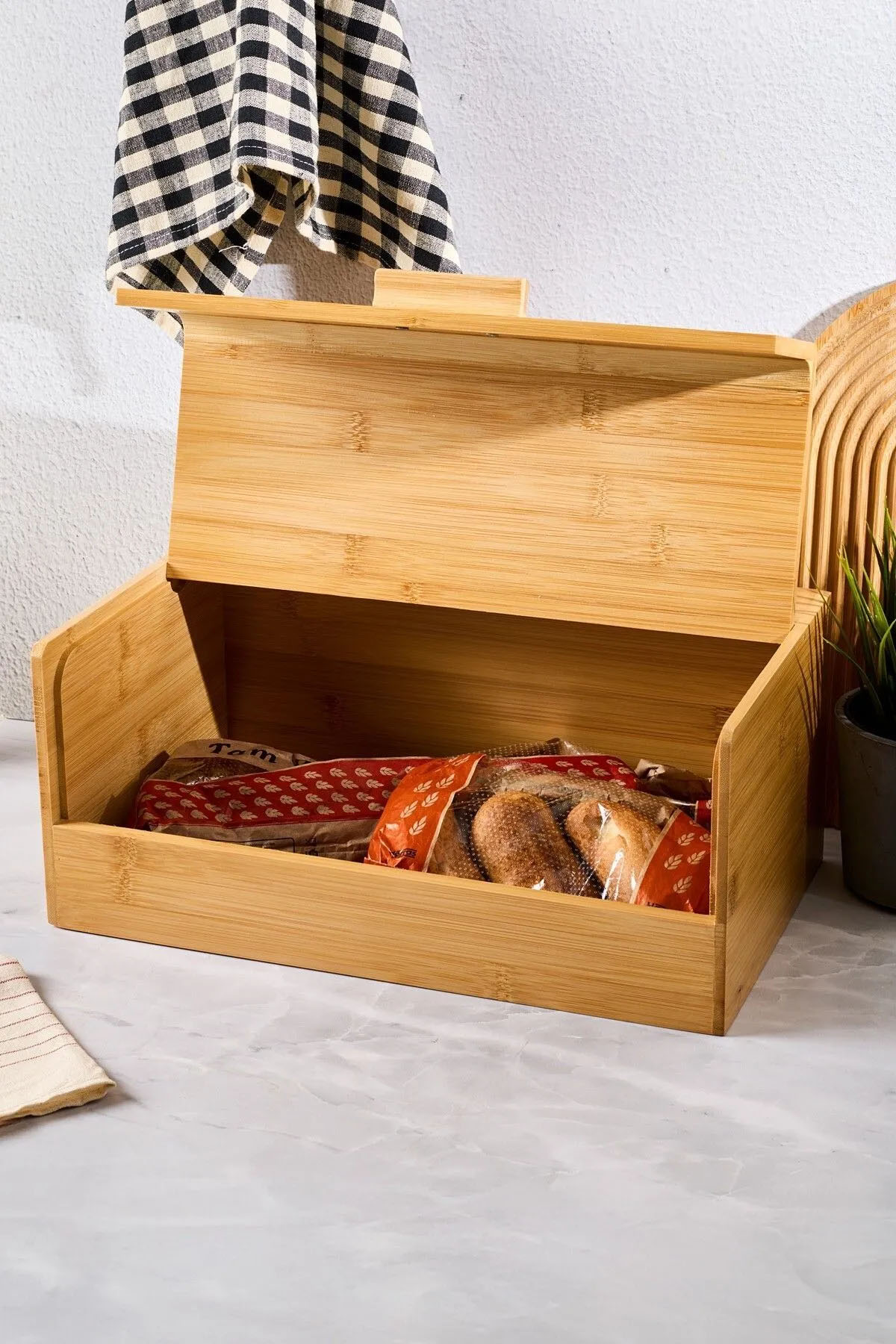 Perotti 16507 Agata Bambu Ekmek Dolabı