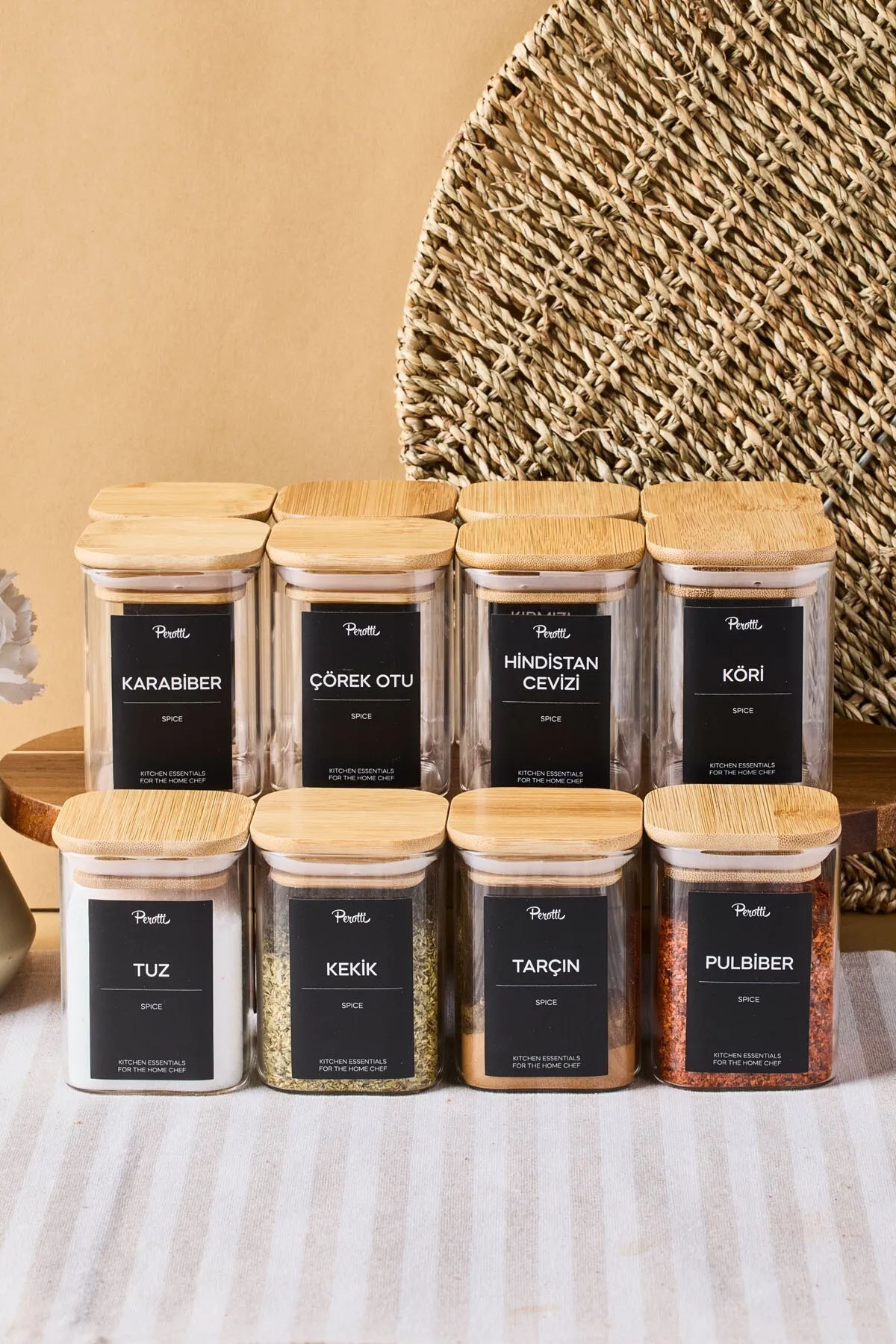 Perotti 16529 Gildo 12'li Baharatlık 200 Ml Perotti 16529 Gildo 12'li Baharatlık 200 Ml