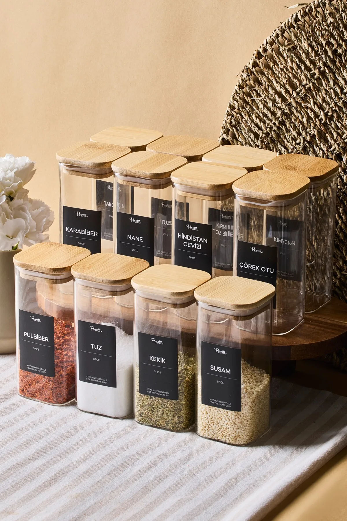 Perotti 16531 Gildo 12'li Baharatlık 400 Ml