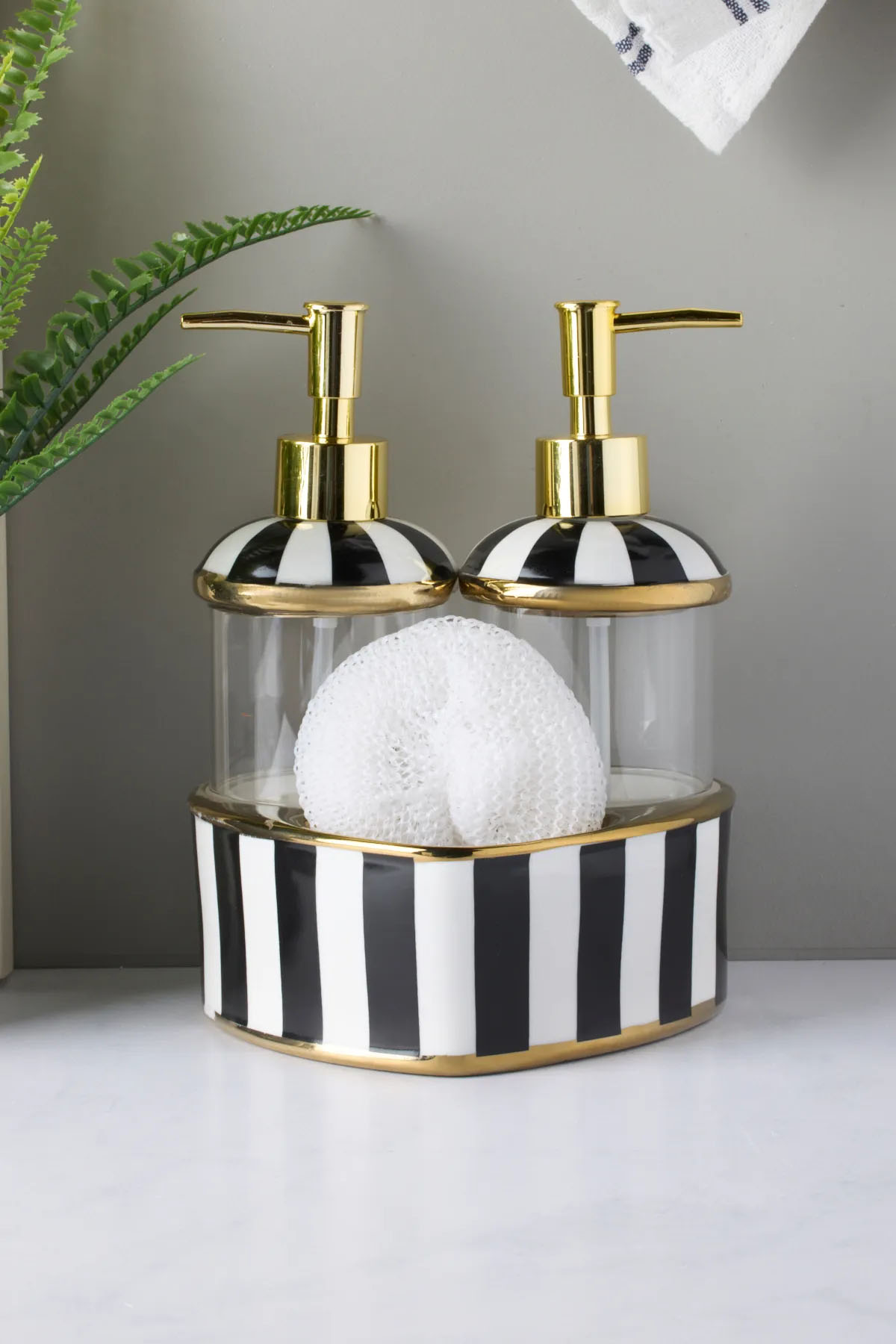 Perotti 16715 Maura Nero 2'li Cam Sıvı Sabunluk Perotti 16715 Maura Nero 2'li Cam Sıvı Sabunluk