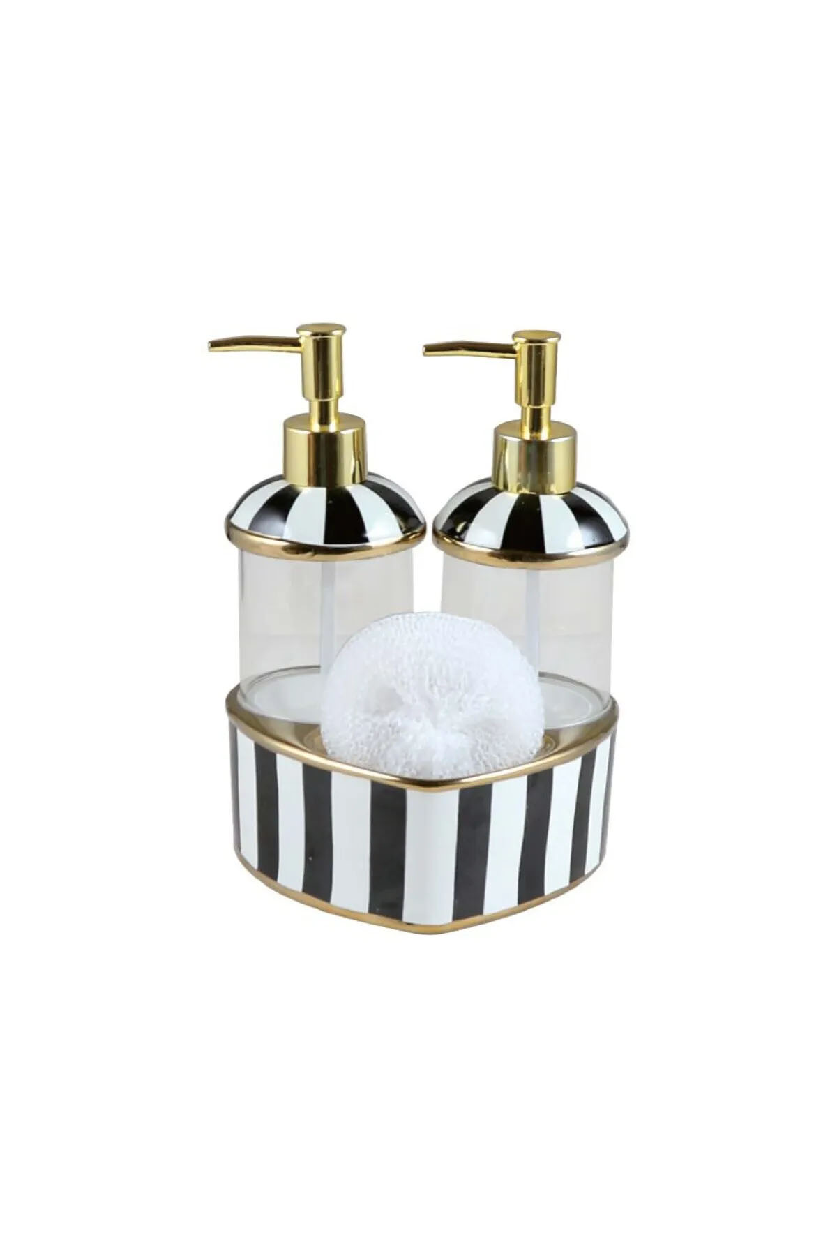 Perotti 16715 Maura Nero 2'li Cam Sıvı Sabunluk Perotti 16715 Maura Nero 2'li Cam Sıvı Sabunluk