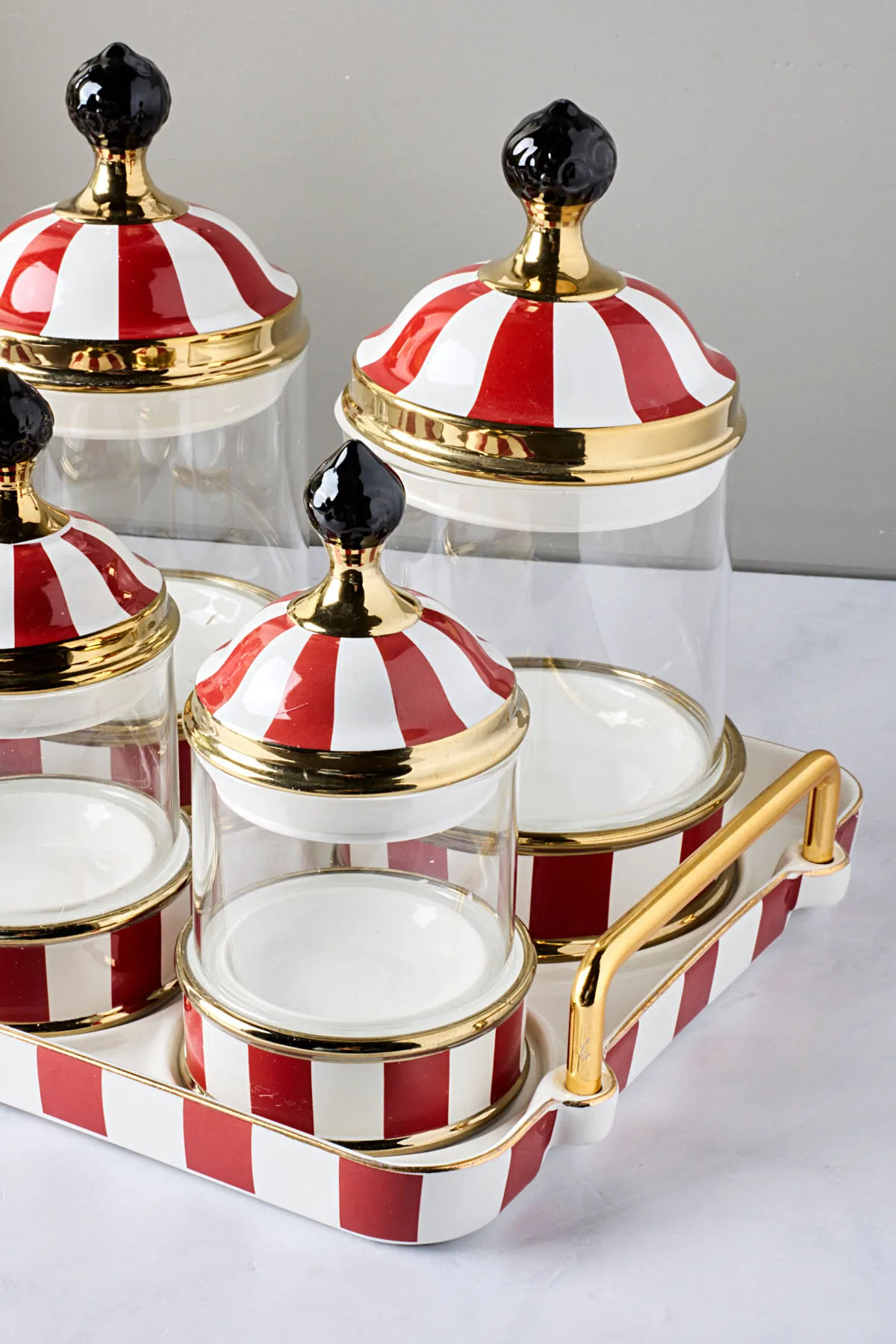 Perotti 16734 Maura Rossa 7'li Tepsili Baharat Takımı Perotti 16734 Maura Rossa 7'li Tepsili Baharat Takımı