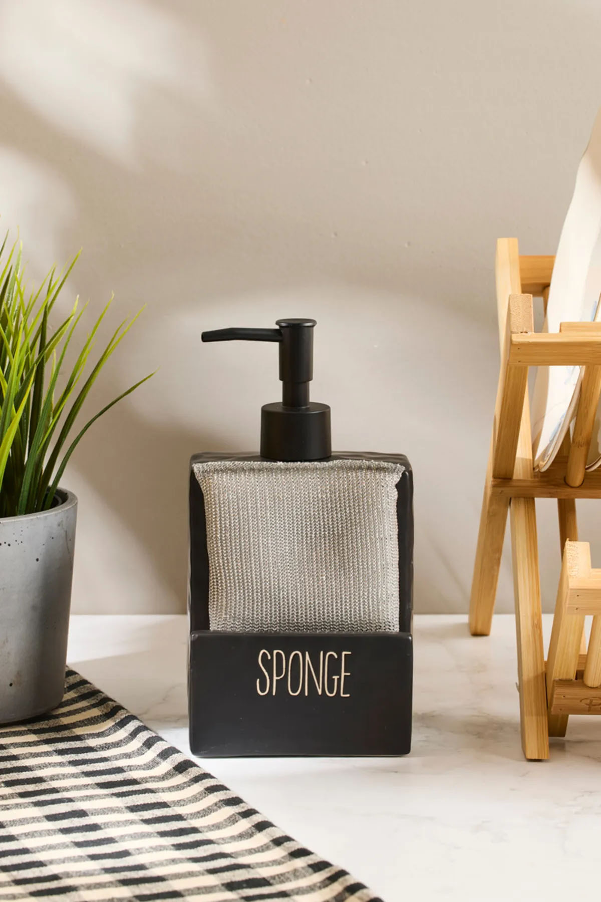 Perotti 16742 Sapone Black Süngerlikli Sabunluk