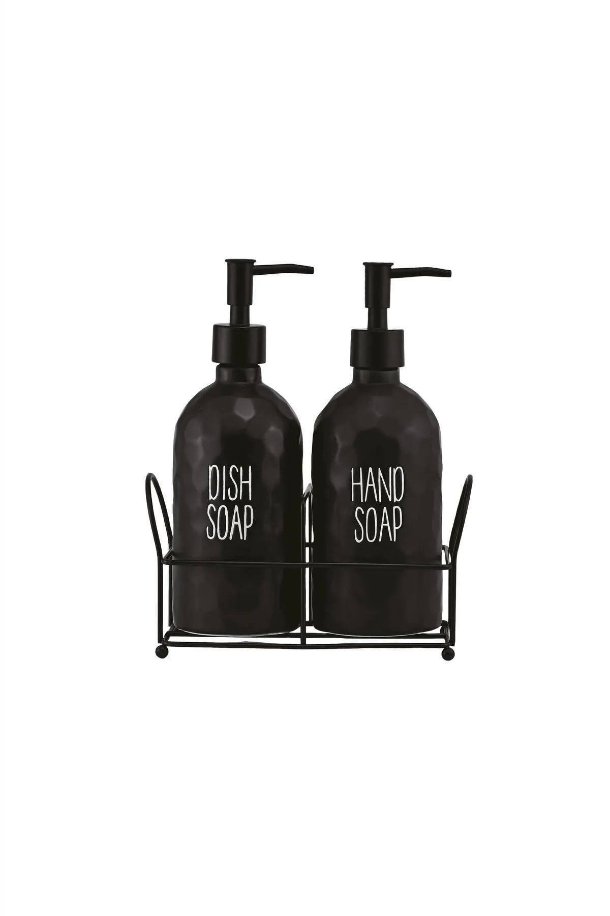 Perotti 16746 Sapone Black 2'li Standlı Sabunluk