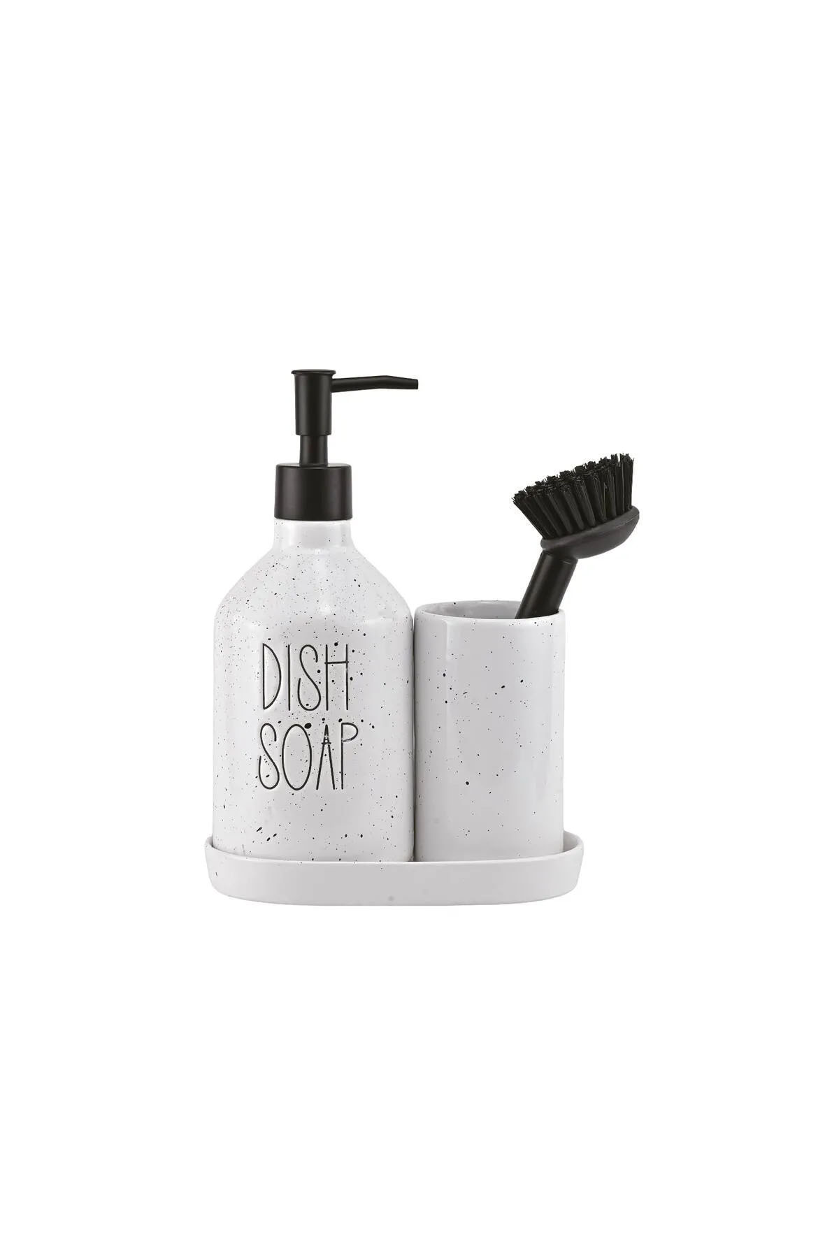 Perotti 16747 Sapone White Fırçalı Sabunluk
