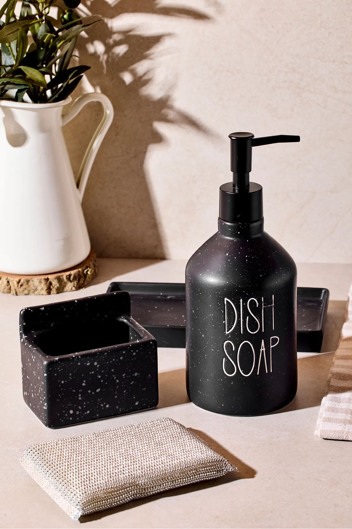 Perotti 16750 Sapone Black Süngerlikli Sabunluk