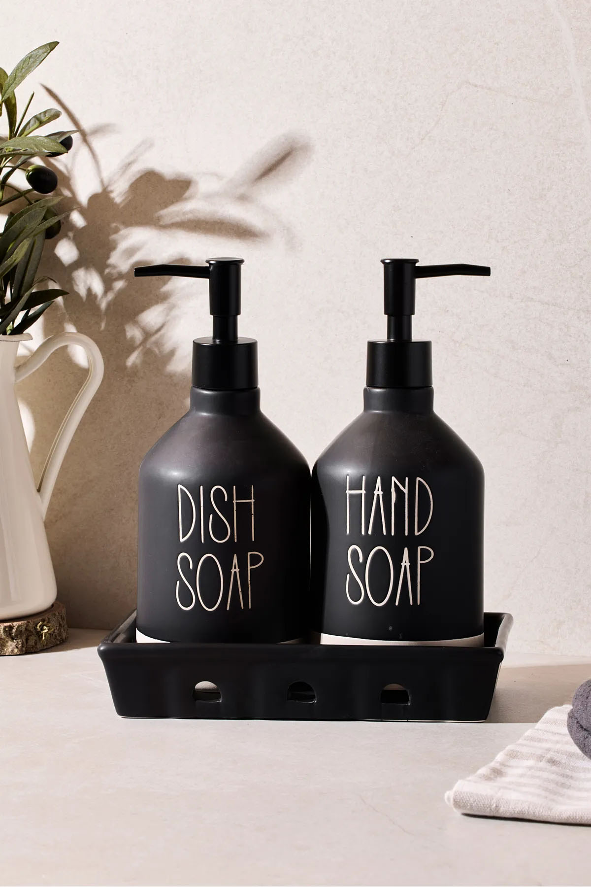 Perotti 16752 Sapone Black 2'li Tepsili Sabunluk Perotti 16752 Sapone Black 2'li Tepsili Sabunluk