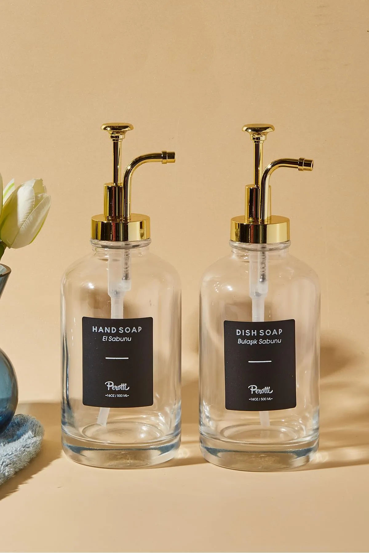 Perotti 16961 Diana Gold 2'li Sıvı Sabunluk 500 Ml Perotti 16961 Diana Gold 2'li Sıvı Sabunluk 500 Ml