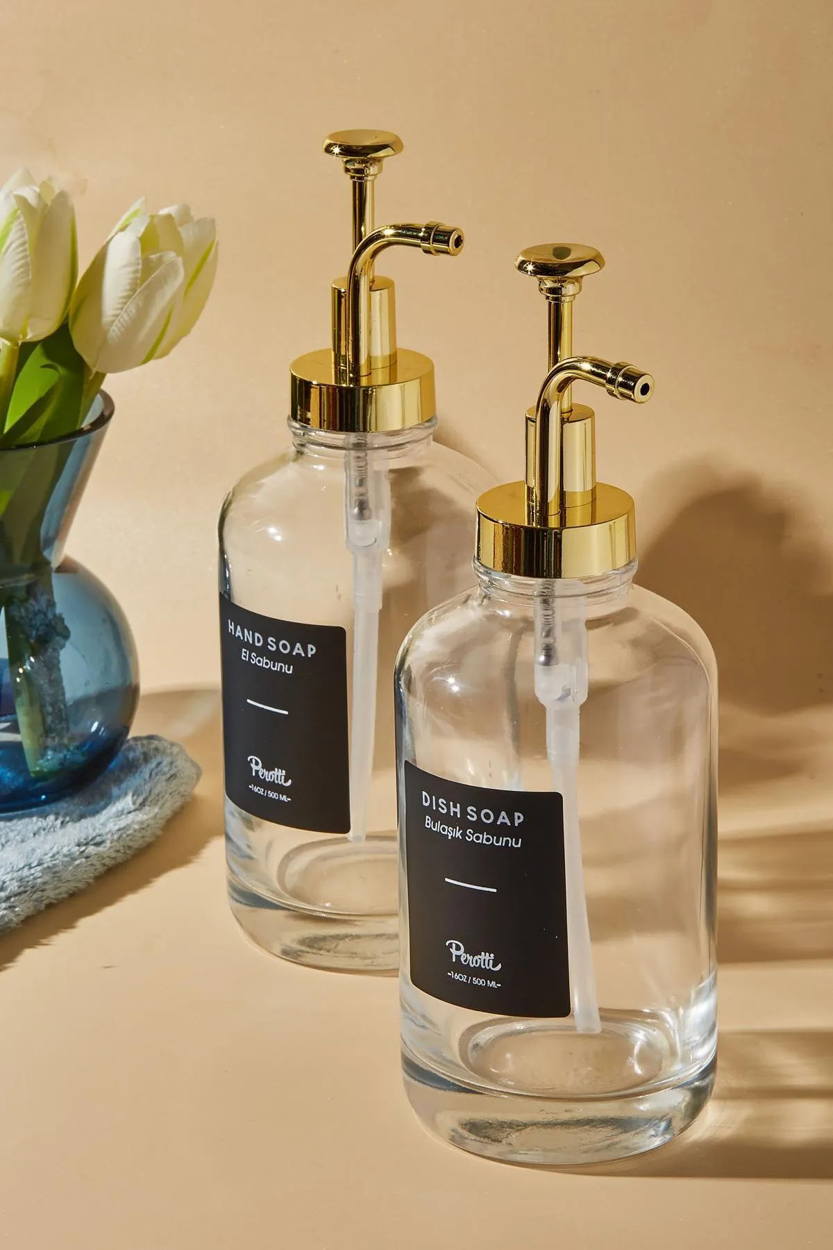 Perotti 16961 Diana Gold 2'li Sıvı Sabunluk 500 Ml Perotti 16961 Diana Gold 2'li Sıvı Sabunluk 500 Ml