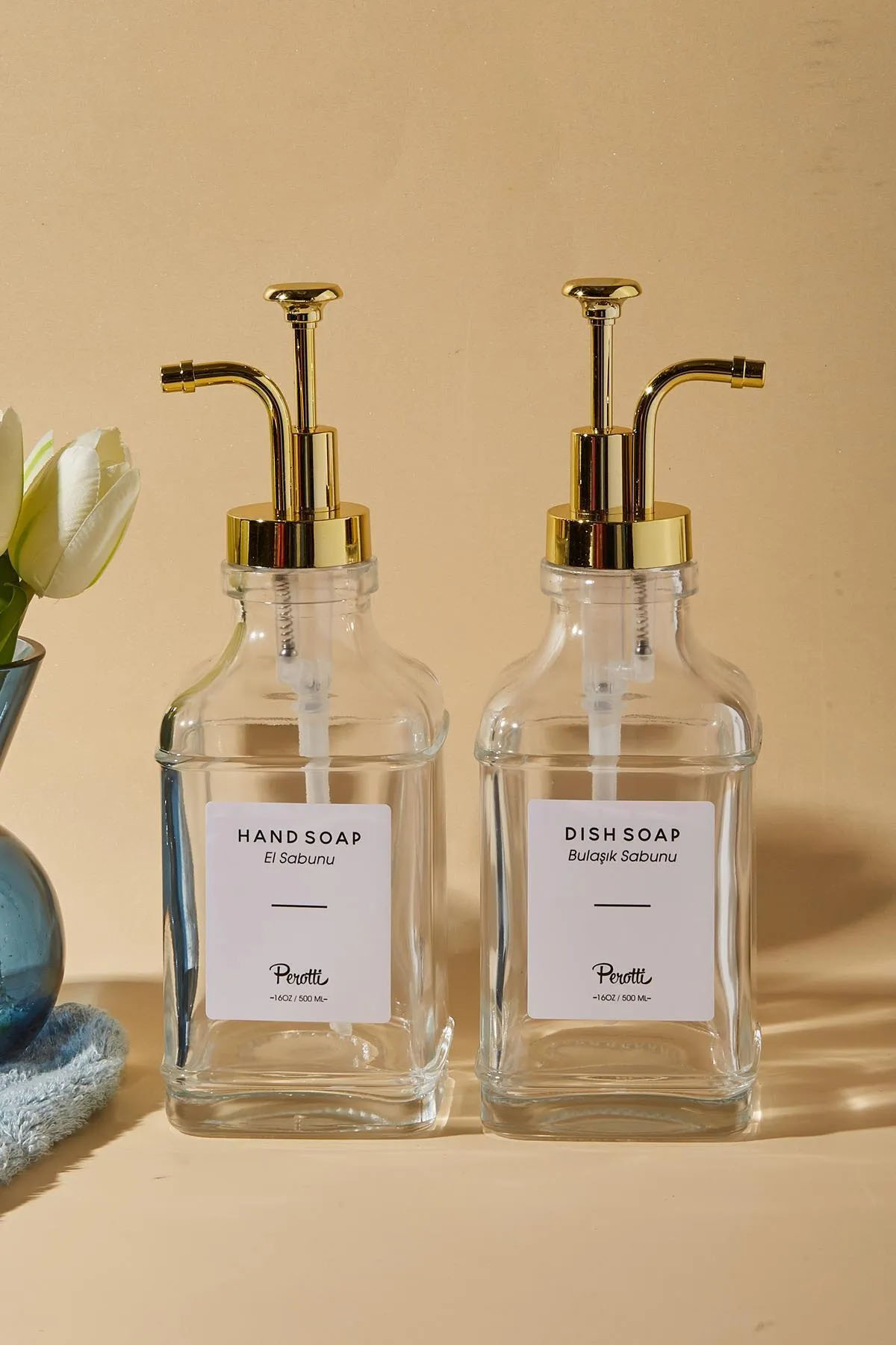 Perotti 16965 Pablo Gold 2'li Sıvı Sabunluk 500 Ml Perotti 16965 Pablo Gold 2'li Sıvı Sabunluk 500 Ml
