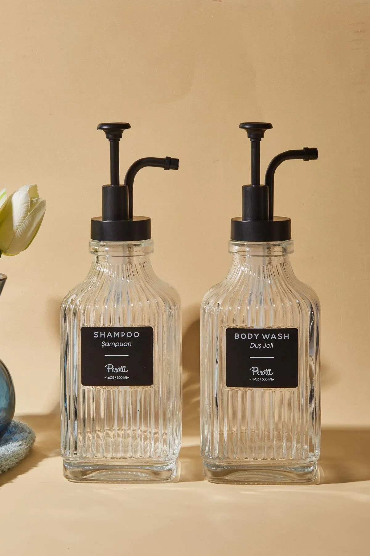 Perotti 16970 Pedro Black 2'li Sıvı Sabunluk 500 Ml