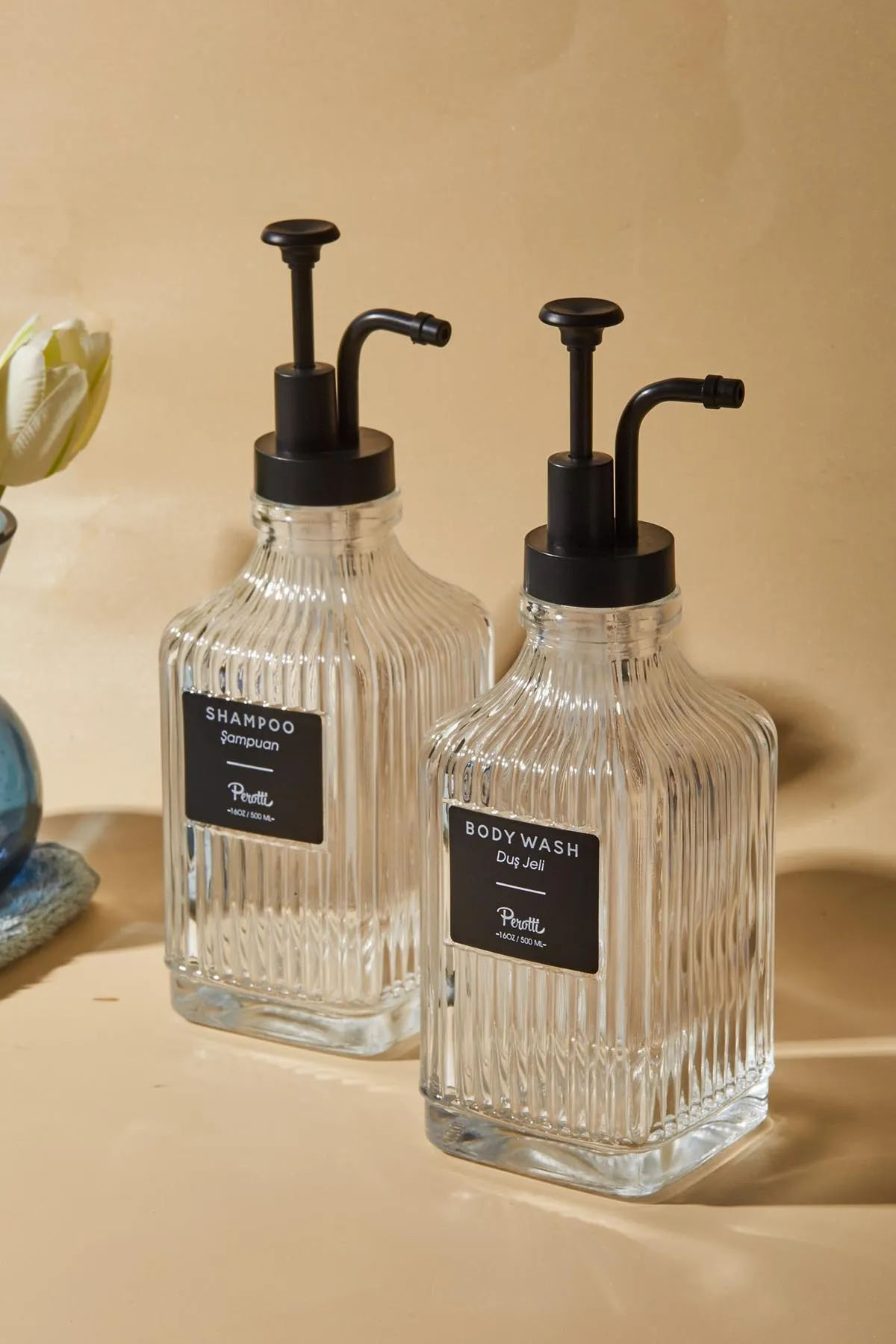 Perotti 16970 Pedro Black 2'li Sıvı Sabunluk 500 Ml