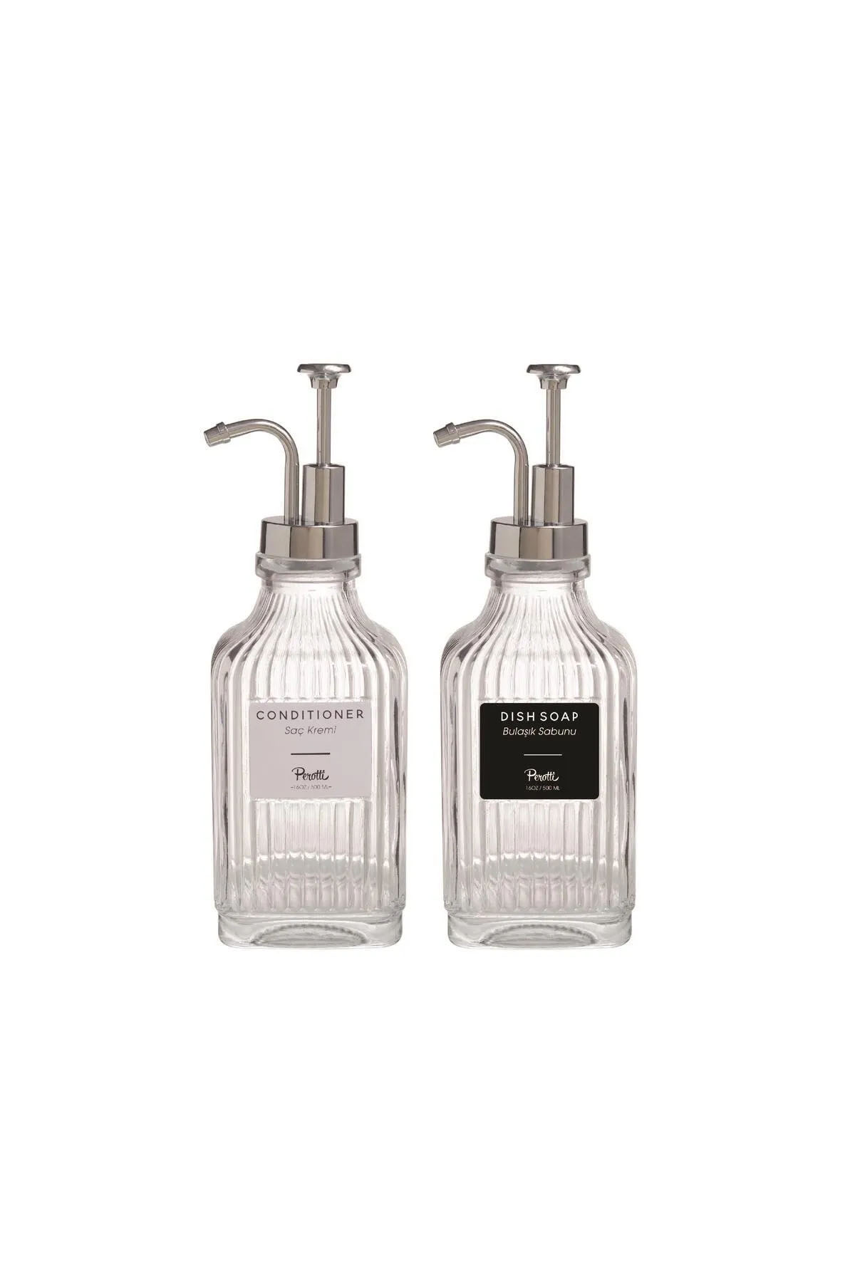 Perotti 16971 Pedro Silver 2'li Sıvı Sabunluk 500 Ml
