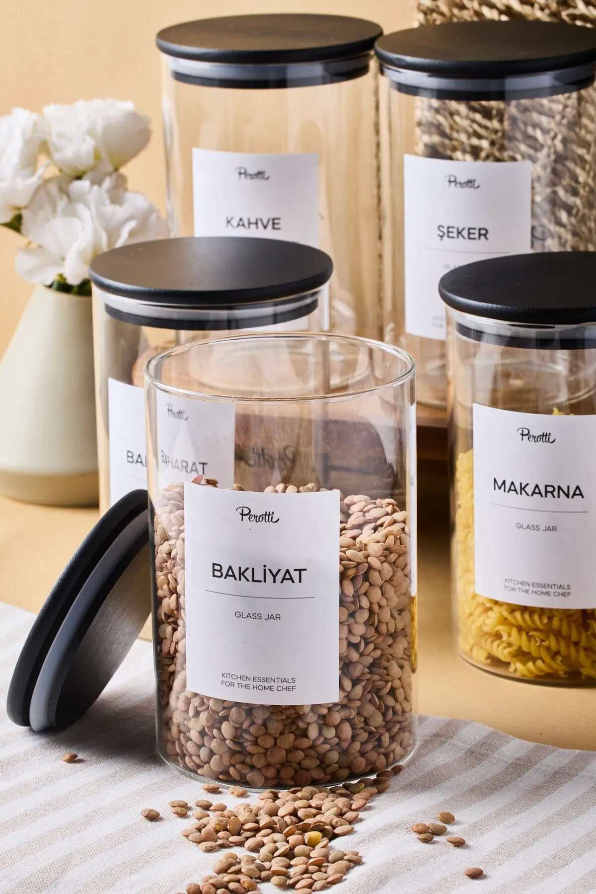 Perotti 17035 Laura 6'lı Kavanoz 1000 Ml