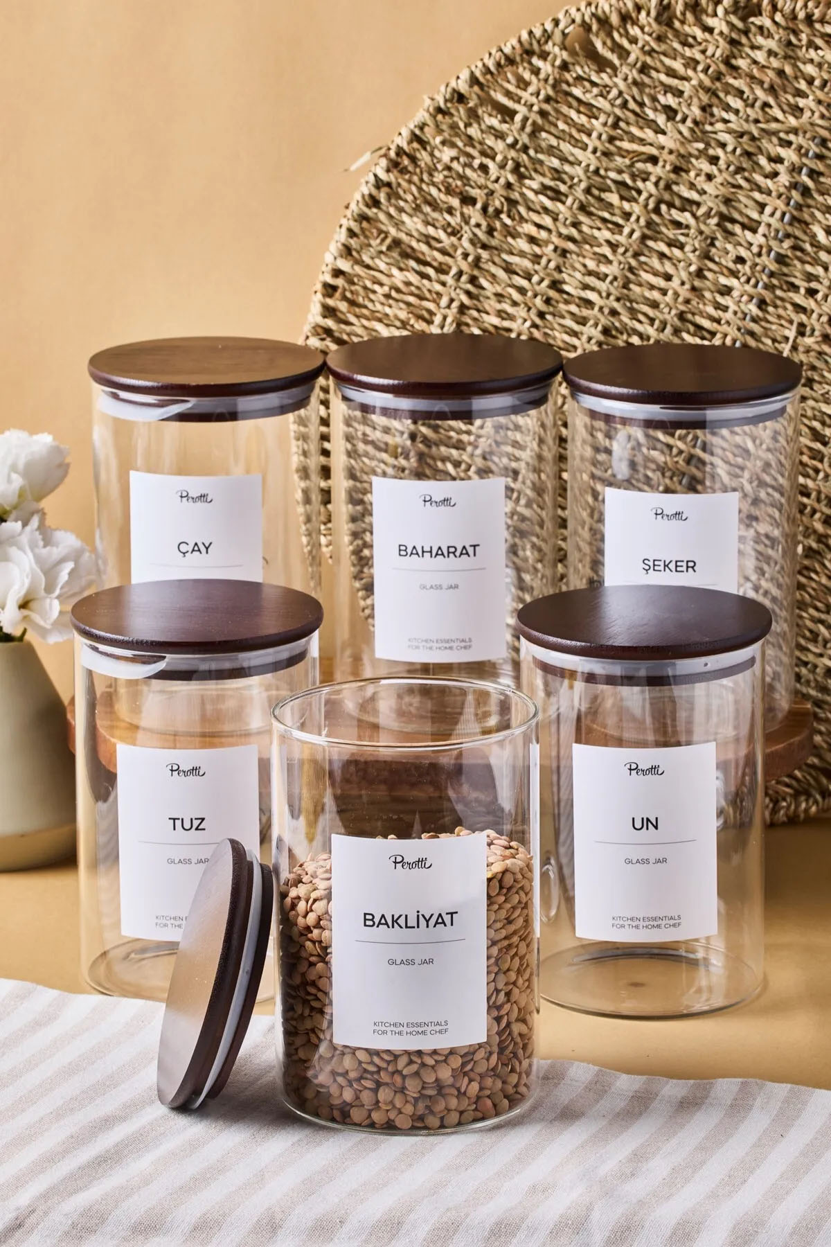 Perotti 17038 Lawson 6'lı Kavanoz 1000 Ml