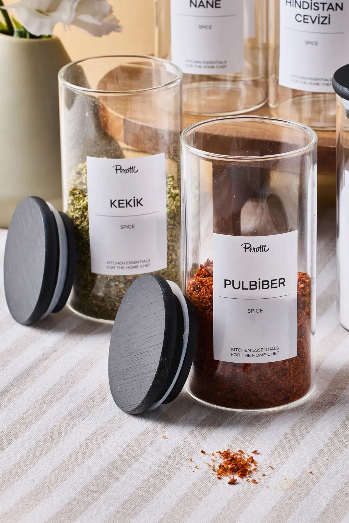 Perotti 17060 Riga 12'li Baharatlık 300 Ml 12X6 cm