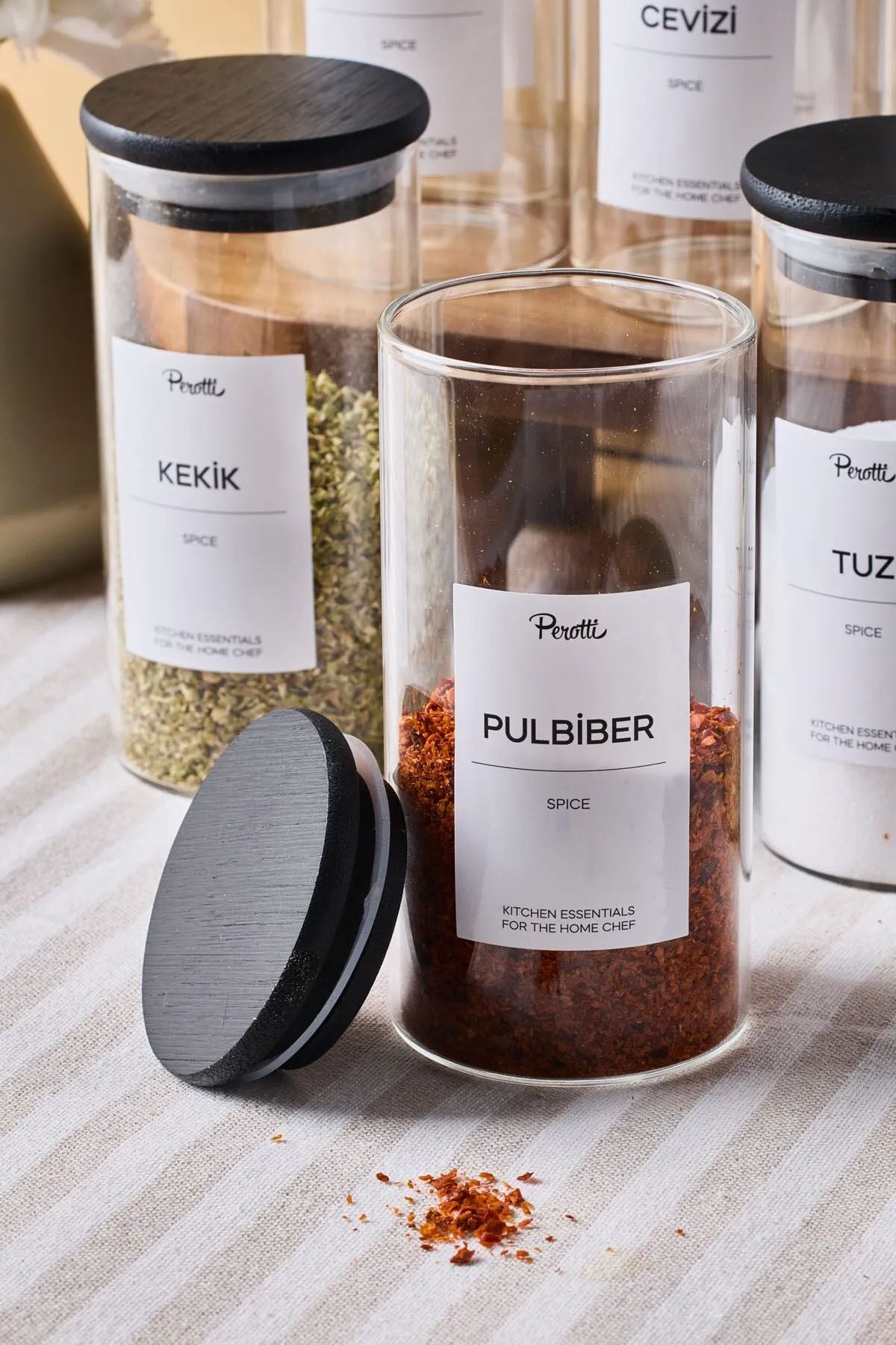 Perotti 17060 Riga 12'li Baharatlık 300 Ml 12X6 cm