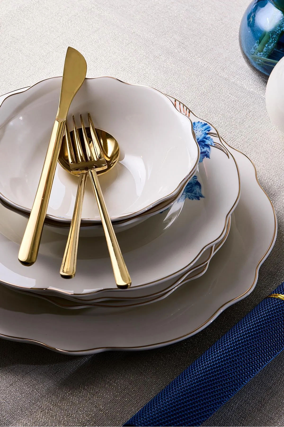 Perotti 17150 Queen Bone 24 Parça 6 Kişilik Yemek Takımı