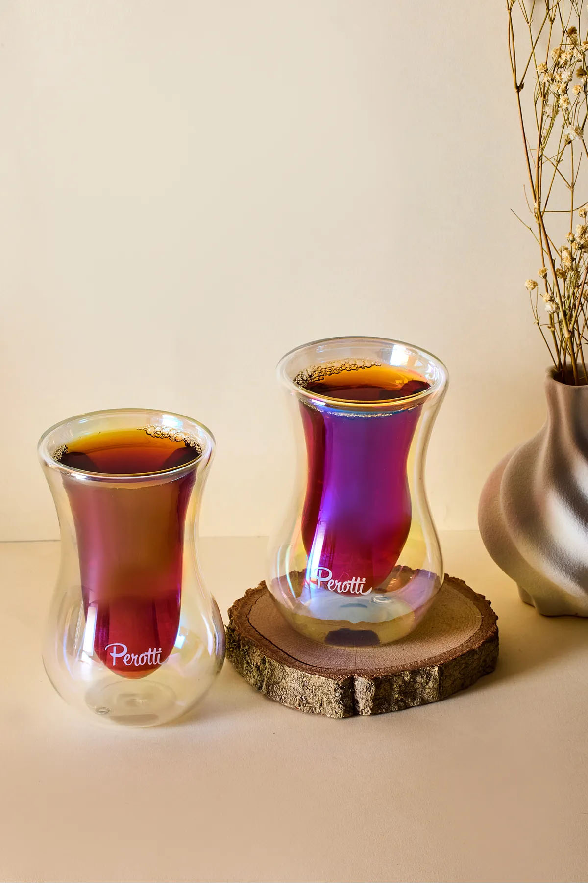 Perotti 17301 Colors 2'li Çay Bardağı 150 Ml