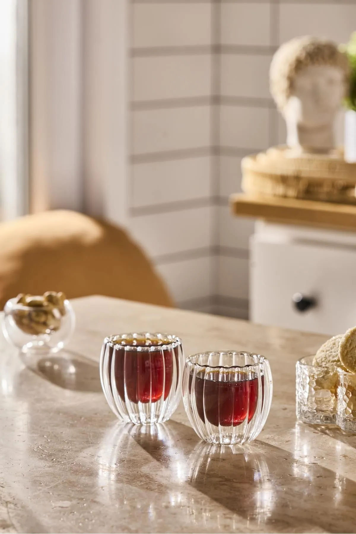 Perotti 17325 2'li Çift Cidarlı Espresso Cup 80 Ml - Füme