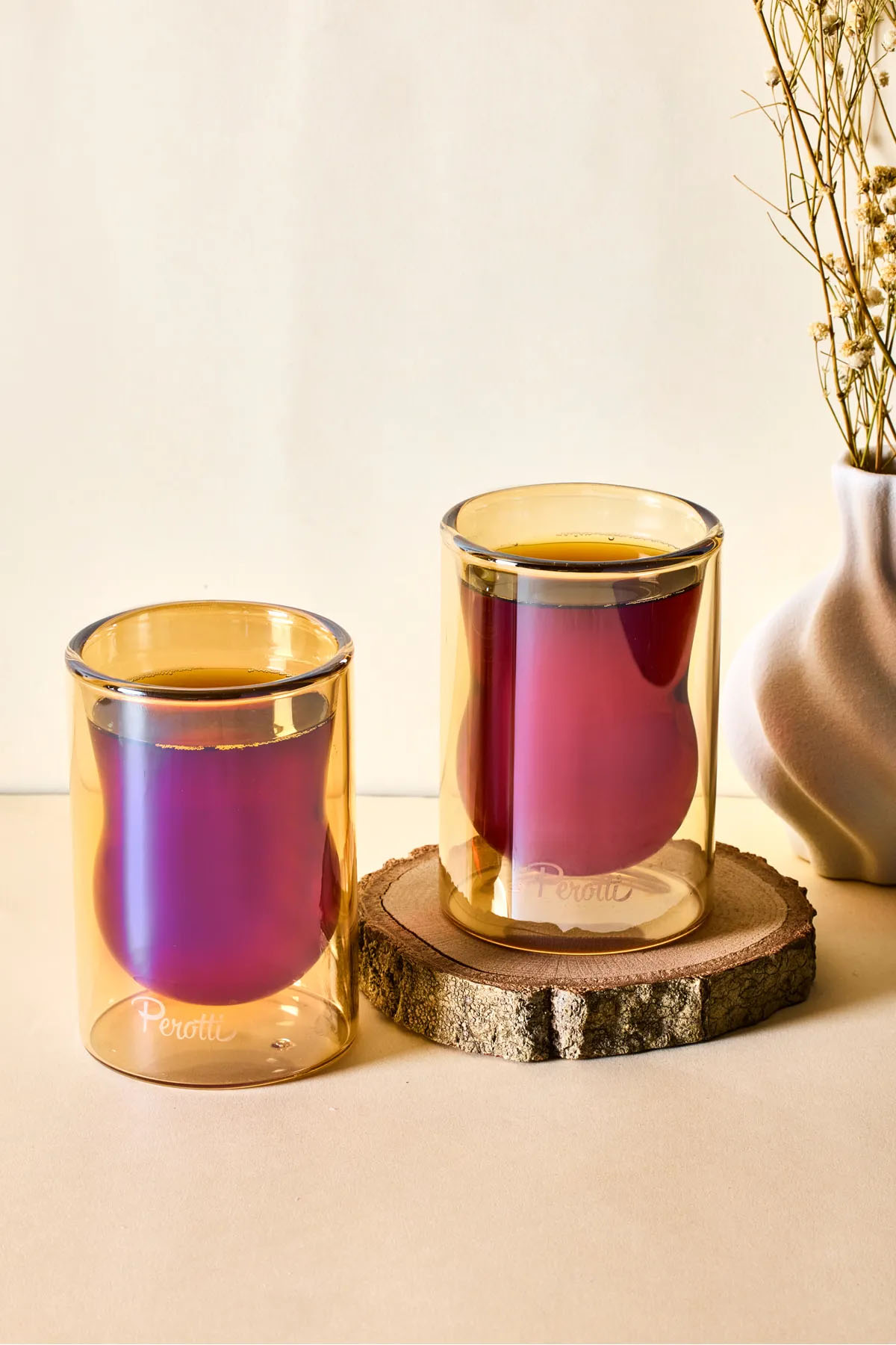 Perotti 17354 2'li Çay Bardağı 140 Ml - Amber Perotti 17354 2'li Çay Bardağı 140 Ml - Amber