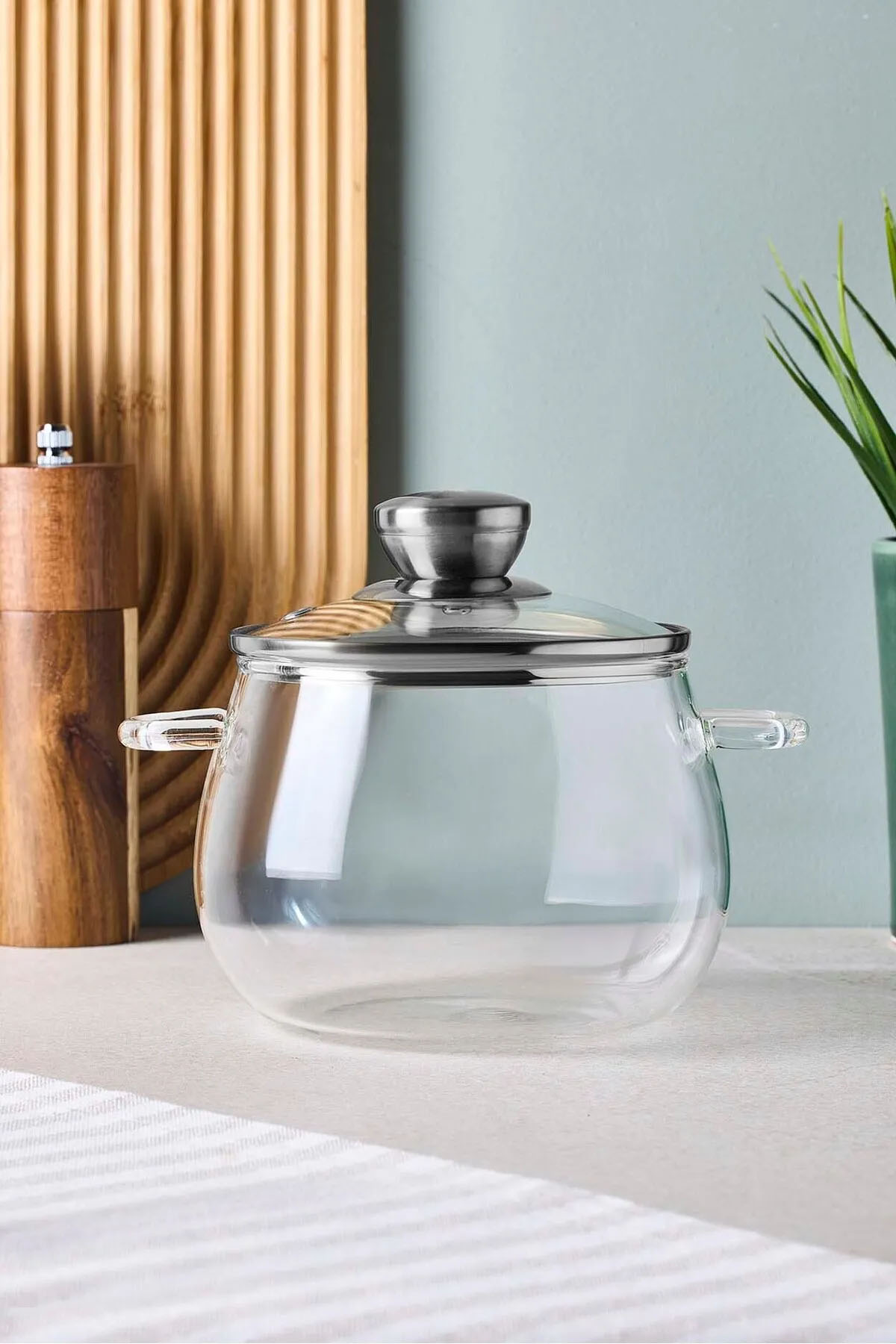 Perotti 17569 Roy Cam Tencere 1200 Ml - Gold Perotti 17569 Roy Cam Tencere 1200 Ml - Gold