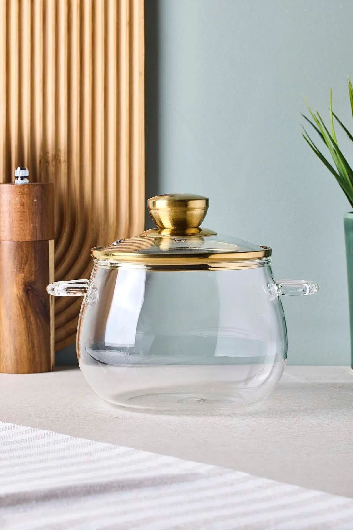 Perotti 17570 Roy Cam Tencere 1200 Ml - Silver