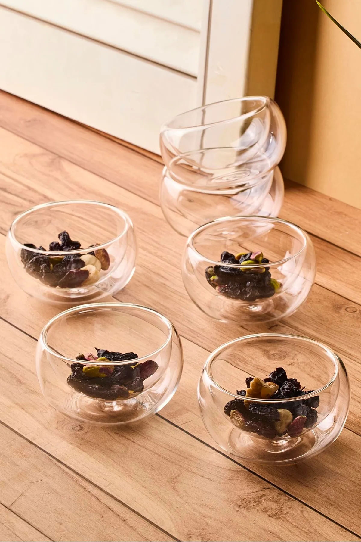 Perotti 17576 Bowy 6'lı Çift Cidarlı Kase Perotti 17576 Bowy 6'lı Çift Cidarlı Kase