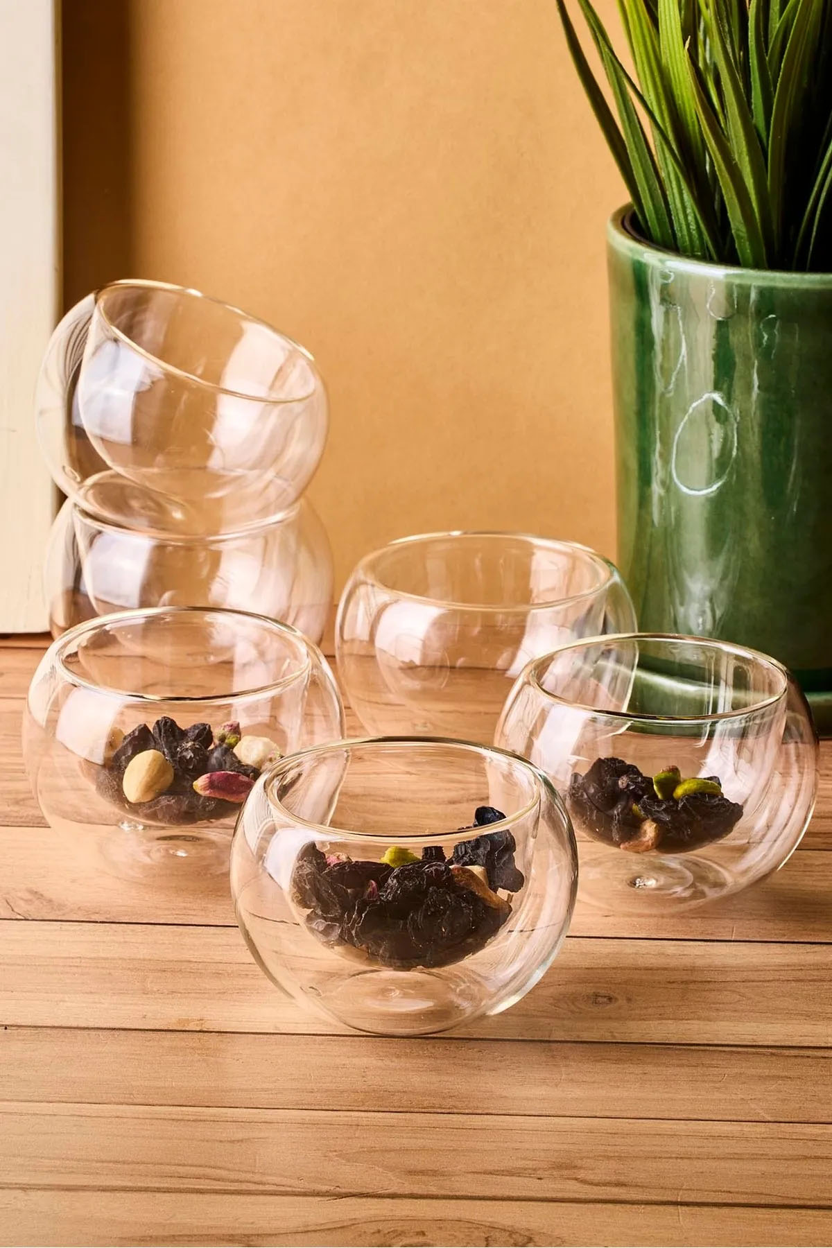 Perotti 17577 Bowy 6'lı Çift Cidarlı Kase Perotti 17577 Bowy 6'lı Çift Cidarlı Kase